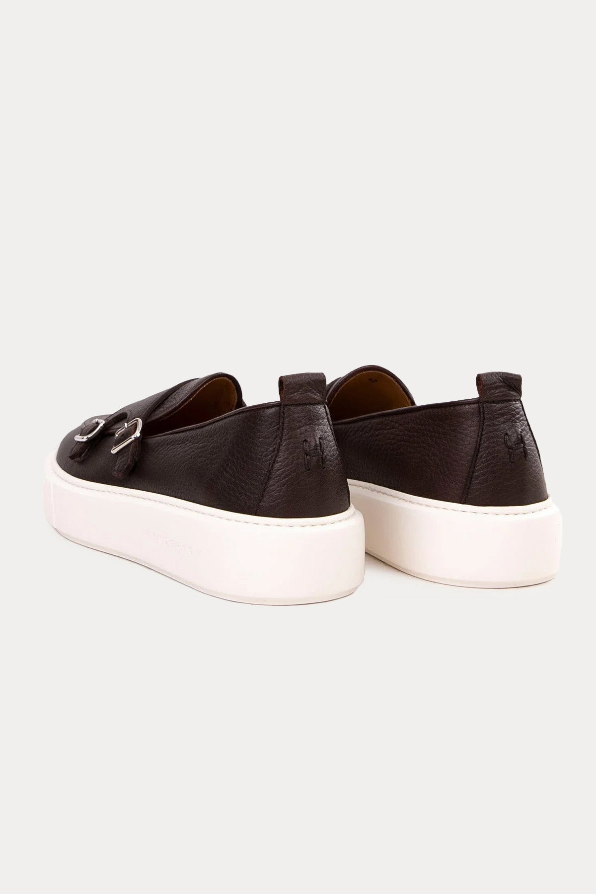 Henderson Tim Çift Tokalı Extralight Taban Deri Monk Loafer Ayakkabı