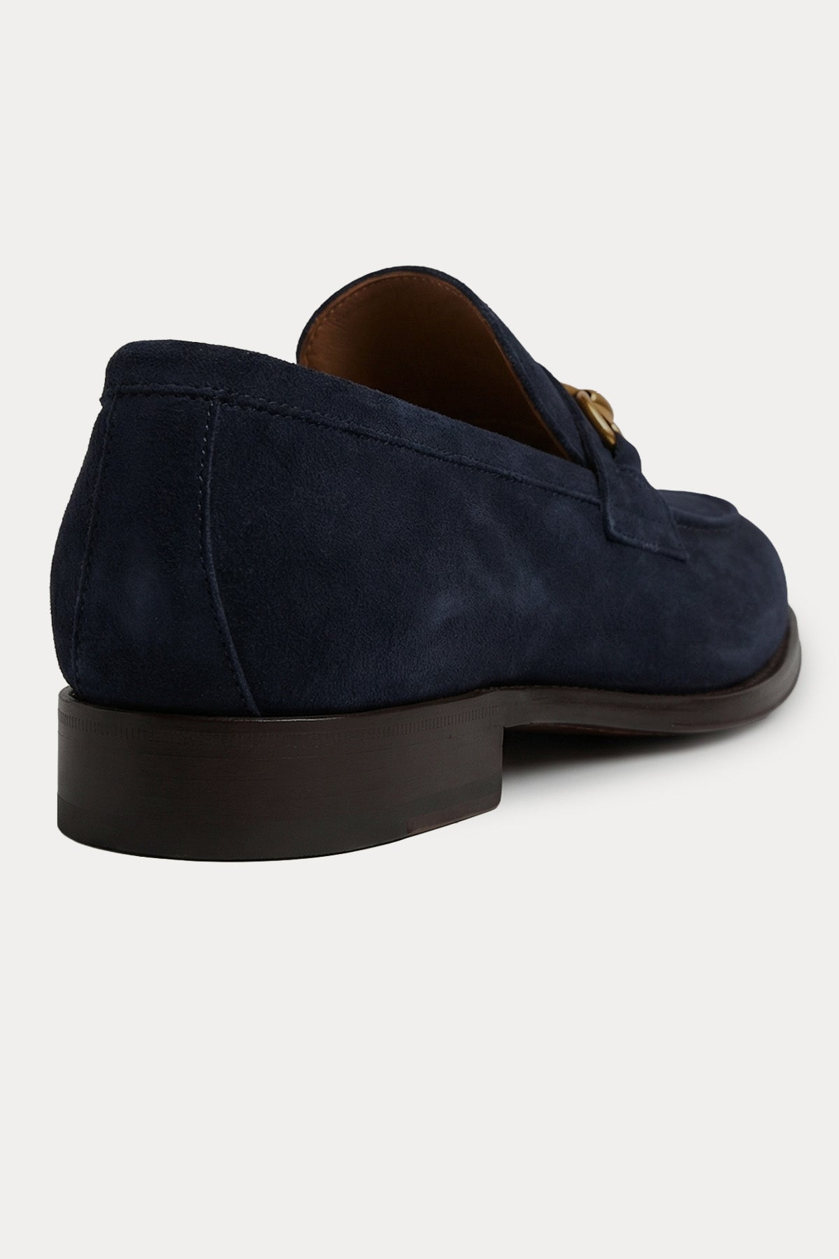 Henderson Metal Tokalı Süet Loafer Ayakkabı