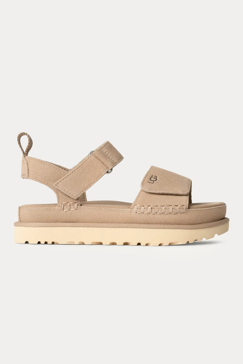 Ugg Sand Goldenstar Süet Sandalet-Sandalet-Libas