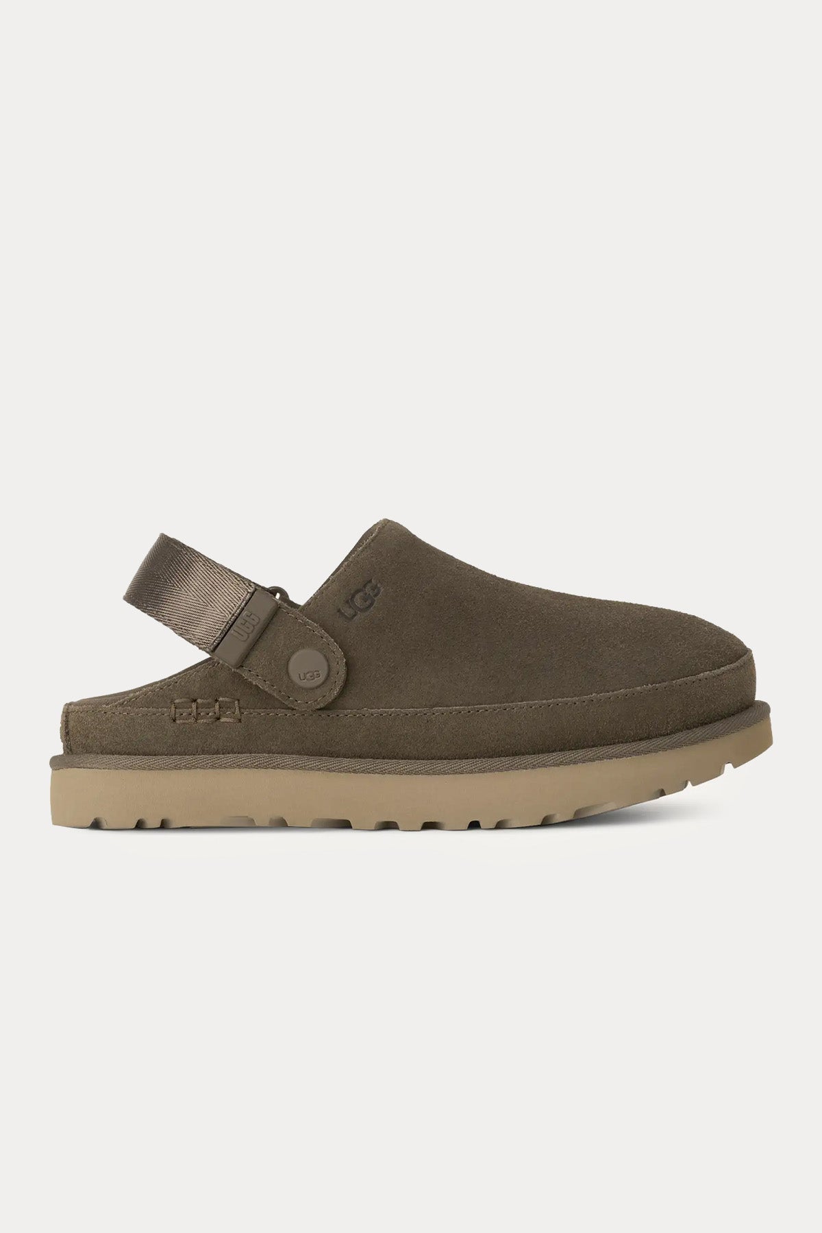 Ugg Dense Smoke Goldenstar Clog Süet Sandalet