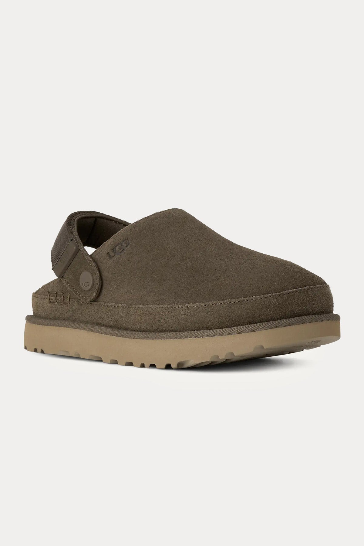 Ugg Dense Smoke Goldenstar Clog Süet Sandalet
