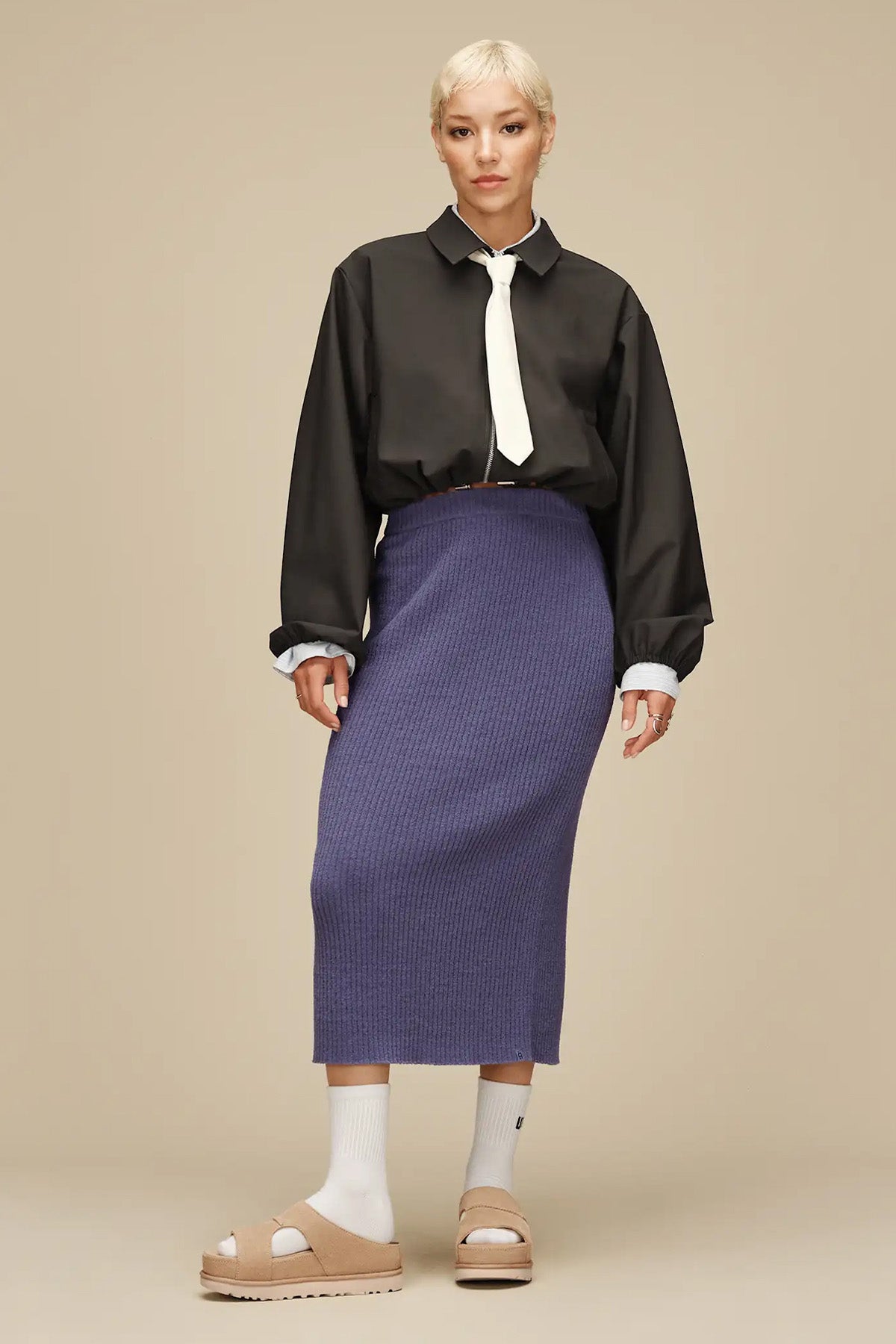 Ugg Sand Goldenstar Hi Cutout Slide Terlik