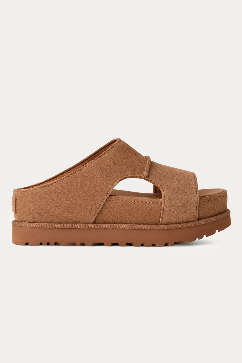 Ugg Chestnut Goldenstar Hi Cutout Slide Terlik-Terlik-Libas