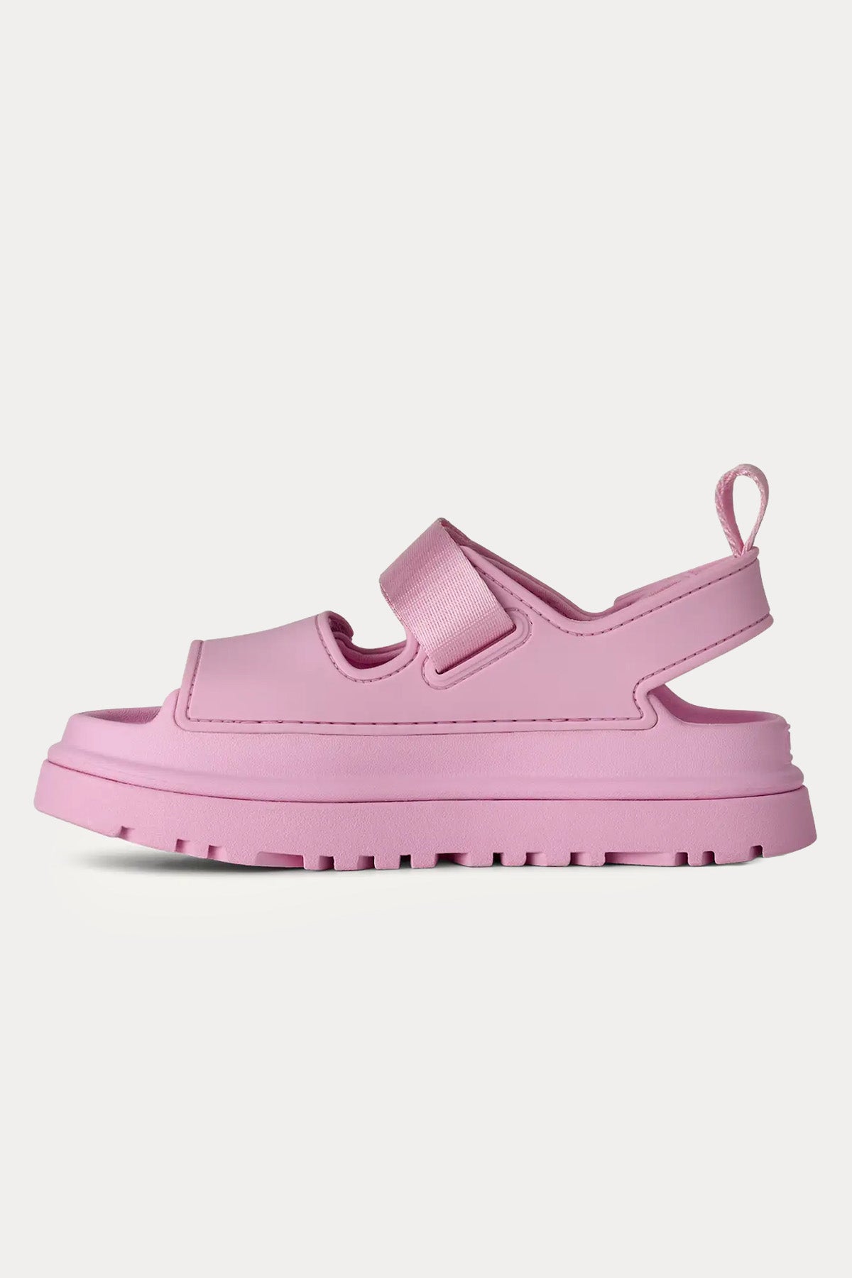 Ugg Kids Kız Çocuk Pink Diamond GoldenGlow Cırt Cırt Bantlı Sandalet