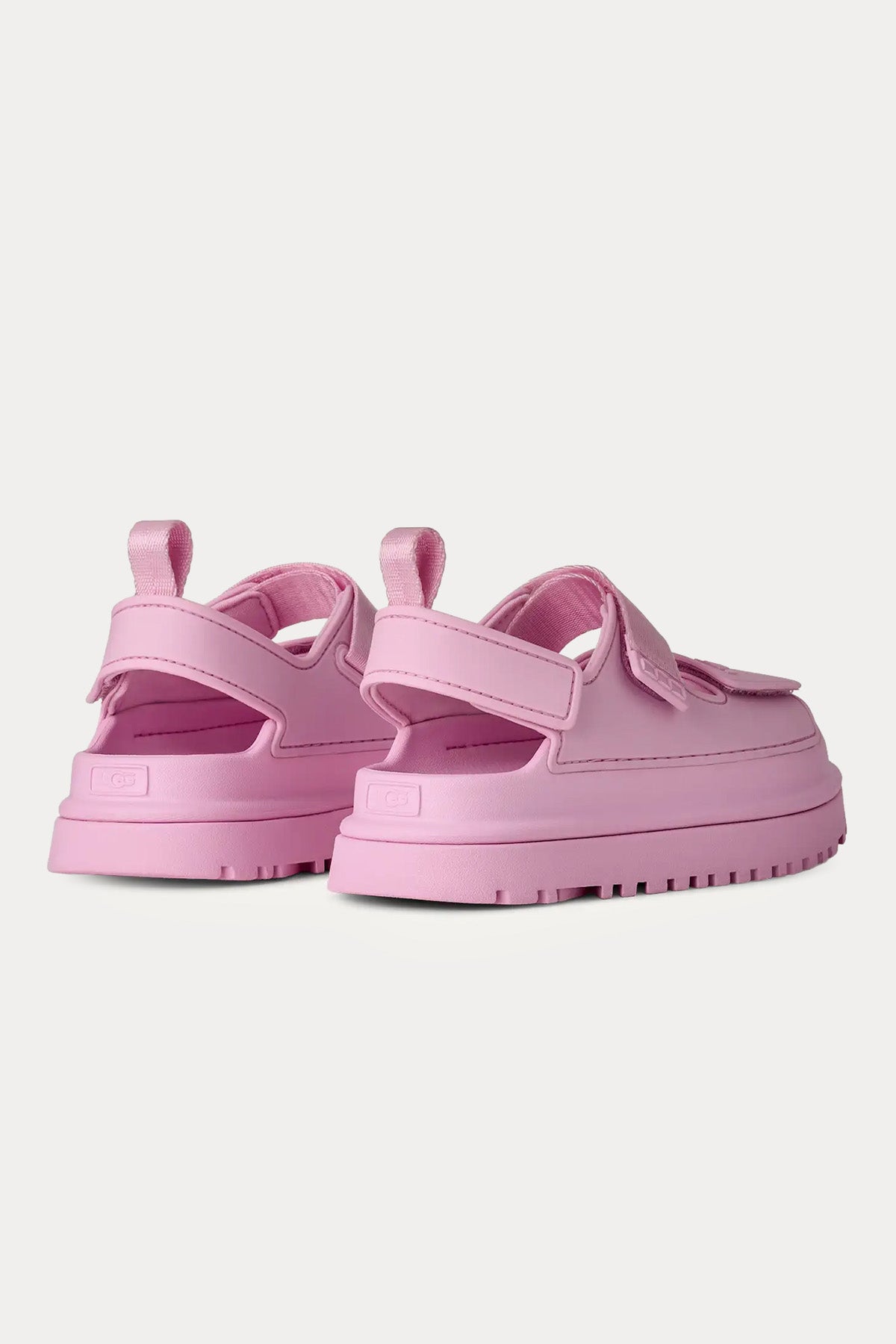 Ugg Kids Kız Çocuk Pink Diamond GoldenGlow Cırt Cırt Bantlı Sandalet