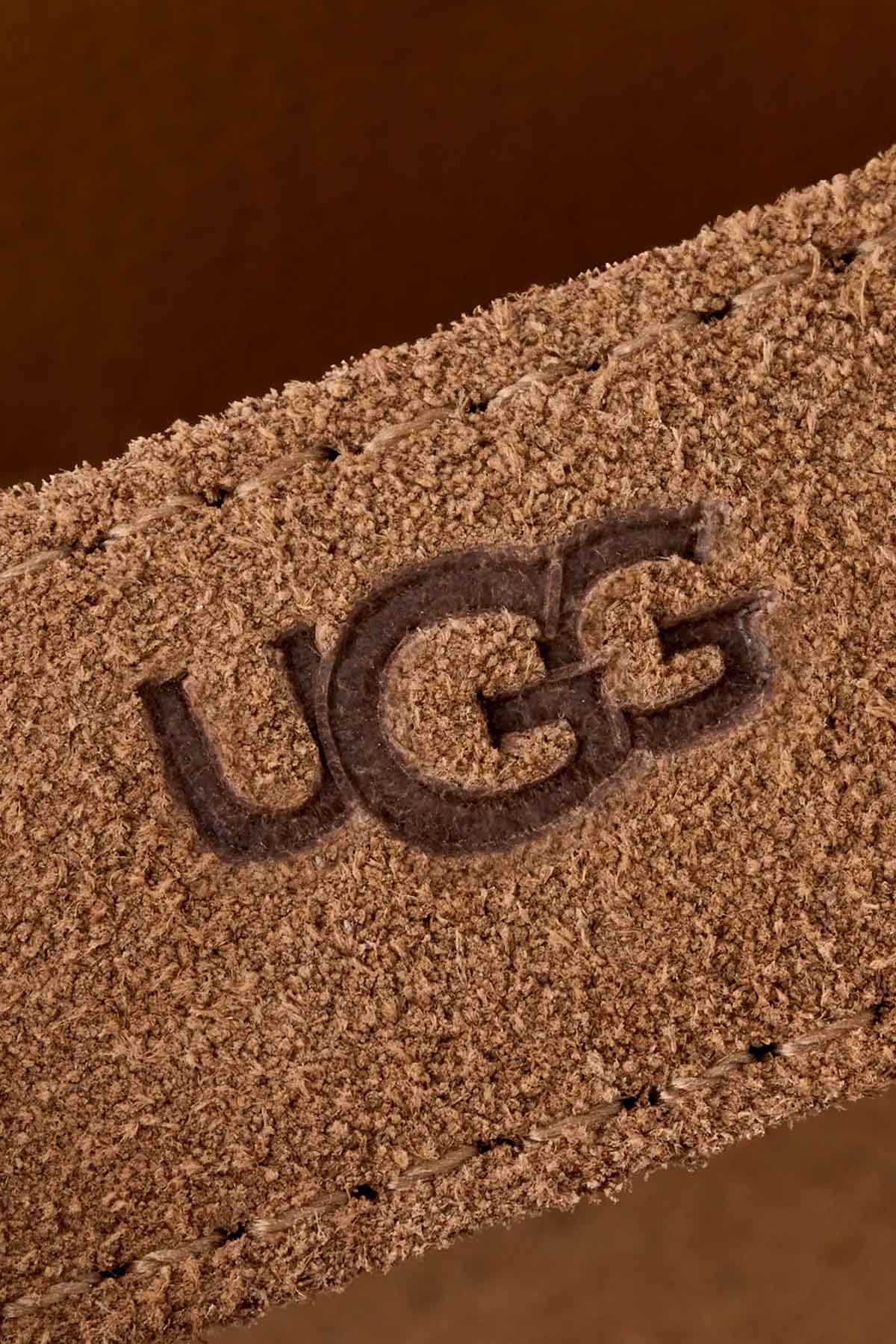 Ugg Chestnut GoldenGaze Parmak Arası Süet Sandalet-Sandalet-Libas