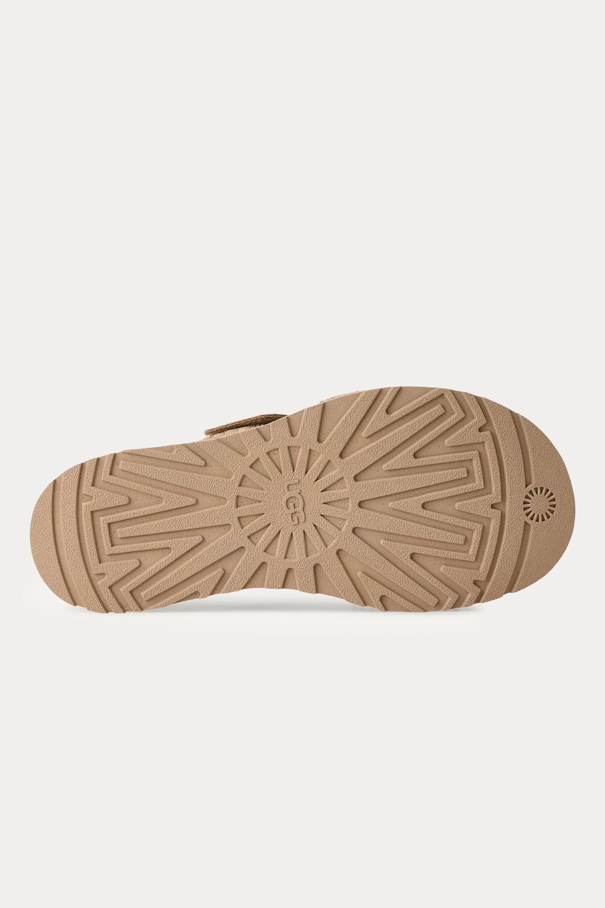 Ugg Mustard Seed GoldenGaze Cırt Cırt Bantlı Süet Terlik-Terlik-Libas