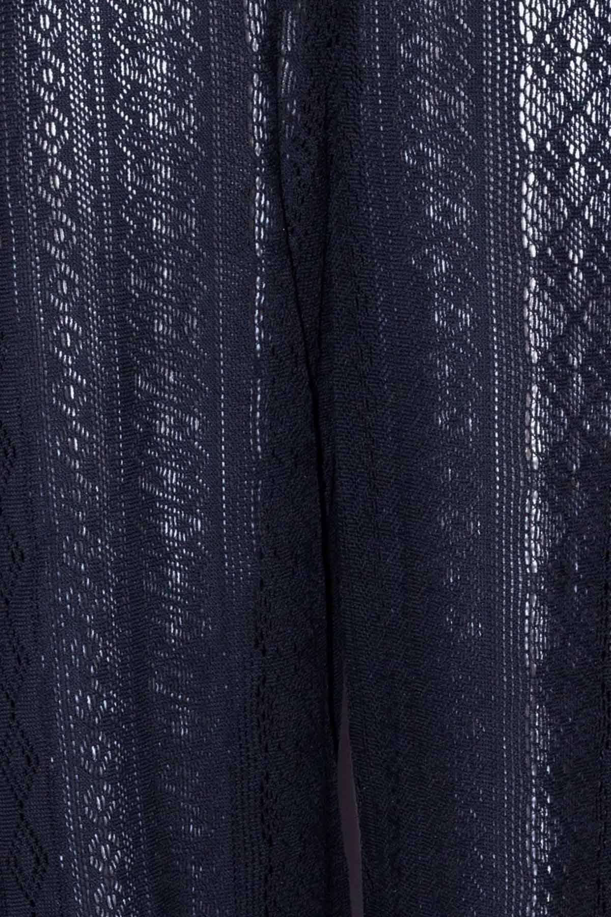 Pho Firenze Slim Fit Kuşaklı Örgü Tulum-Tulum-Libas