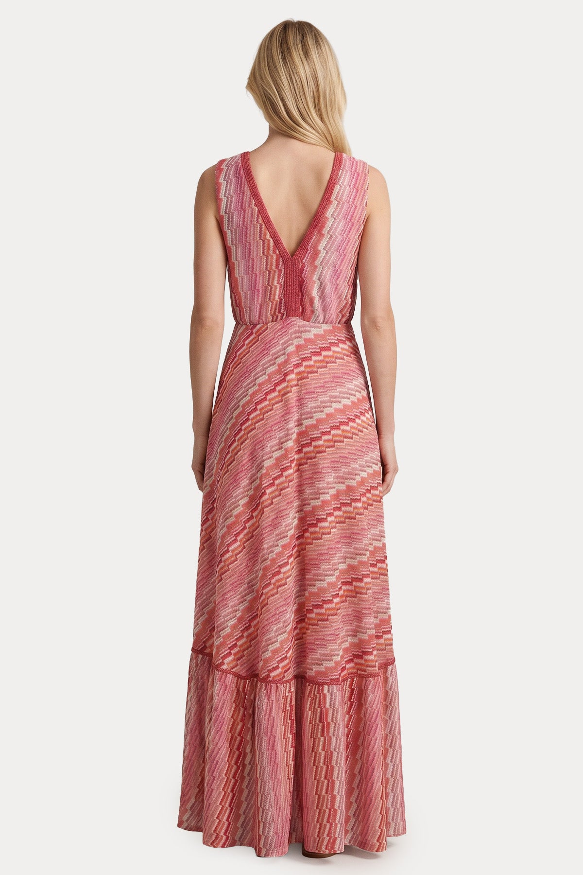 Pho Firenze V Yaka Maxi Elbise