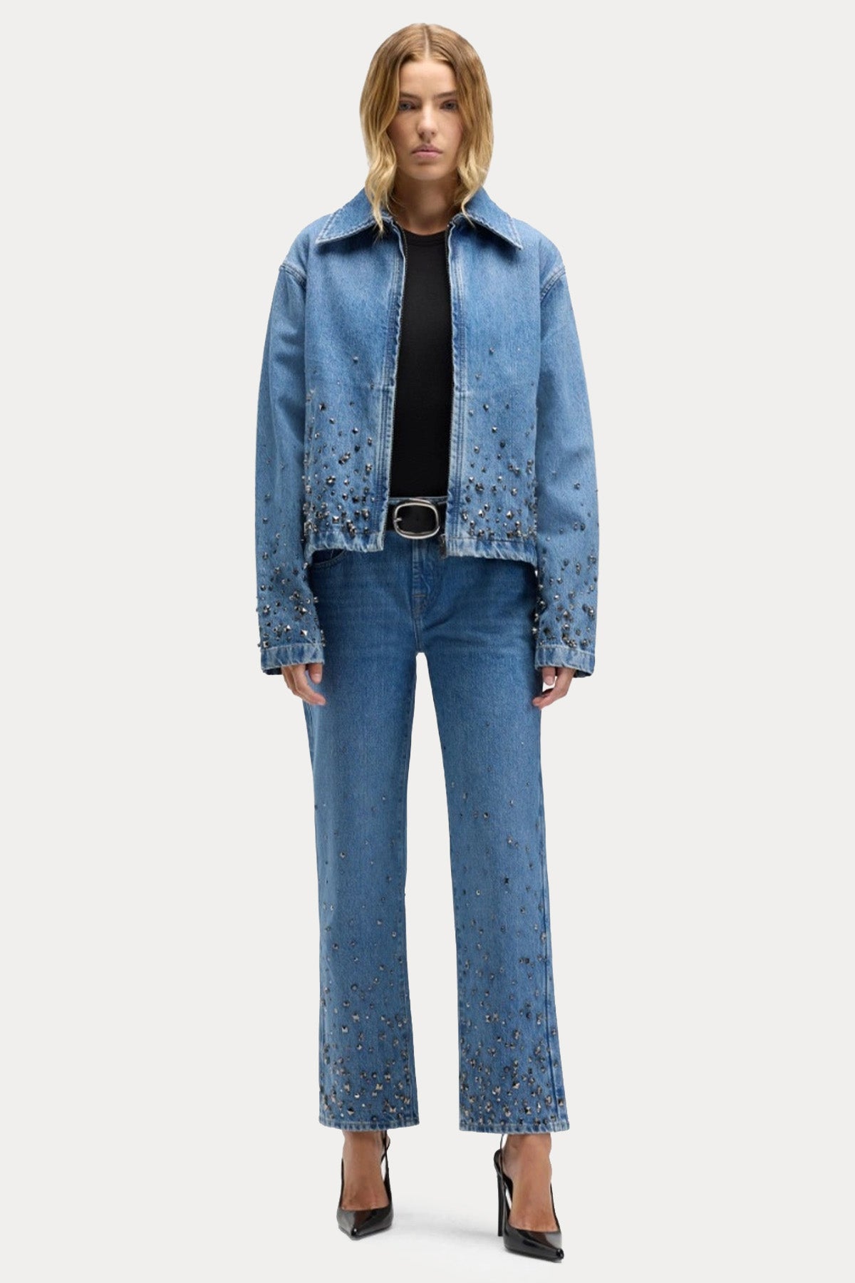 7 For All Mankind Straight Fit Yıkamalı Jeans