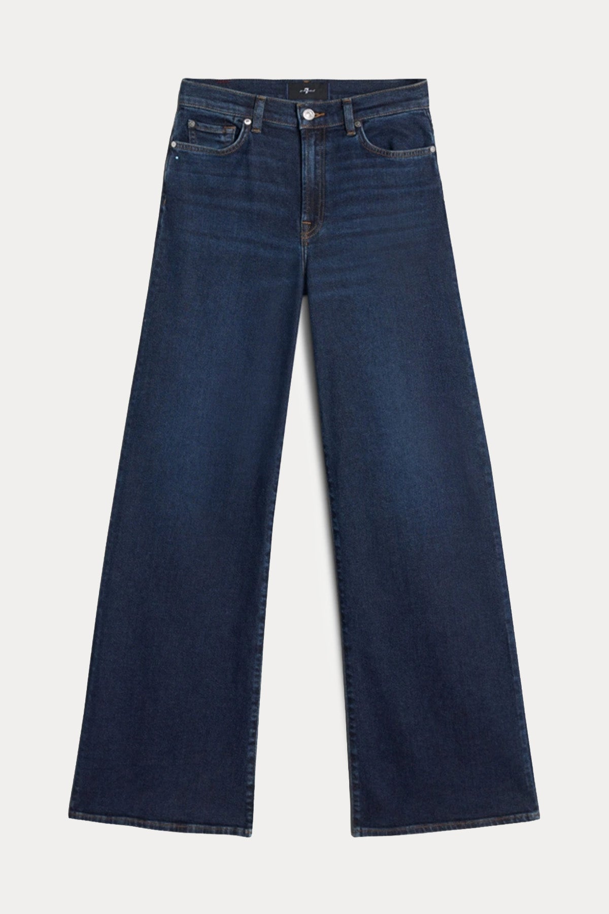 7 For All Mankind Yüksek Bel Geniş Paçalı Streç Jeans