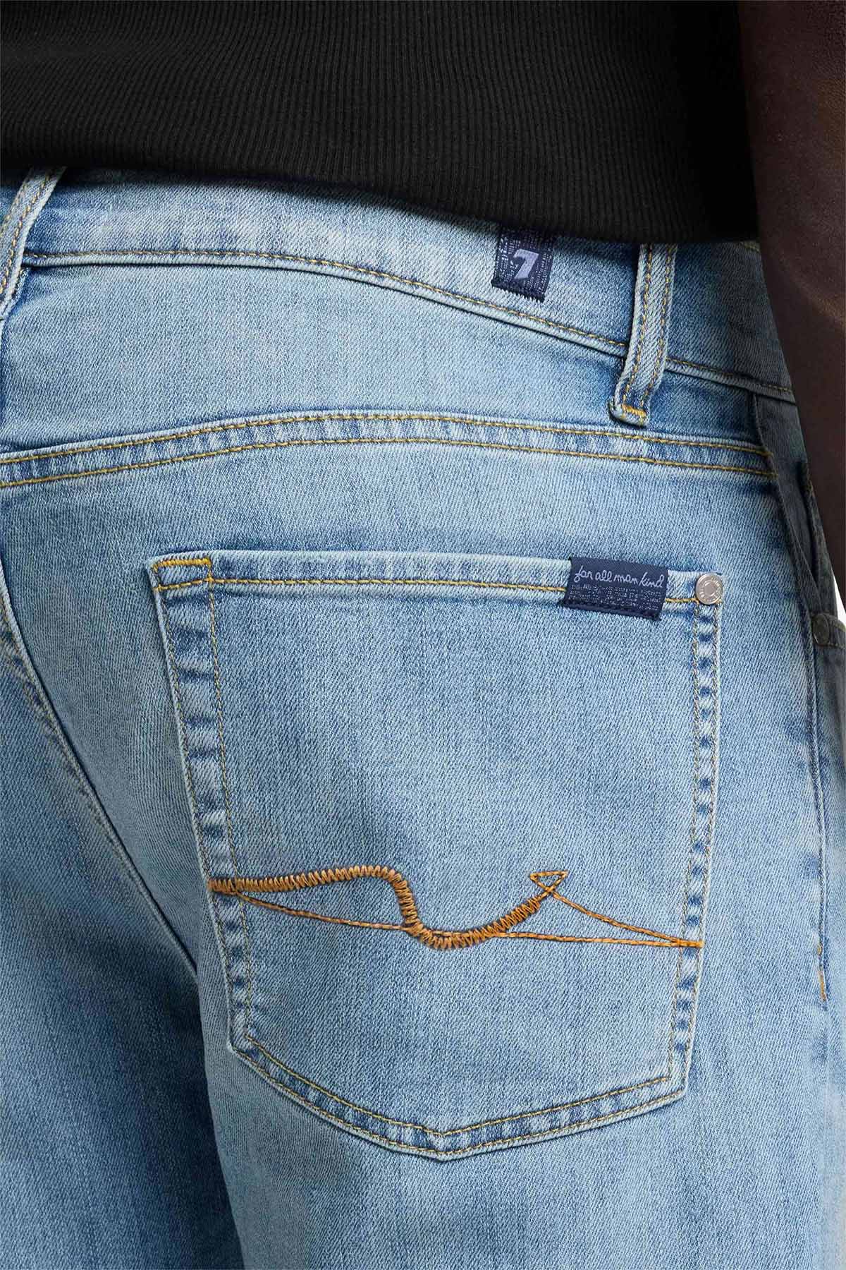 7 For All Mankind Slimmy Slim Fit Yıkamalı Jeans