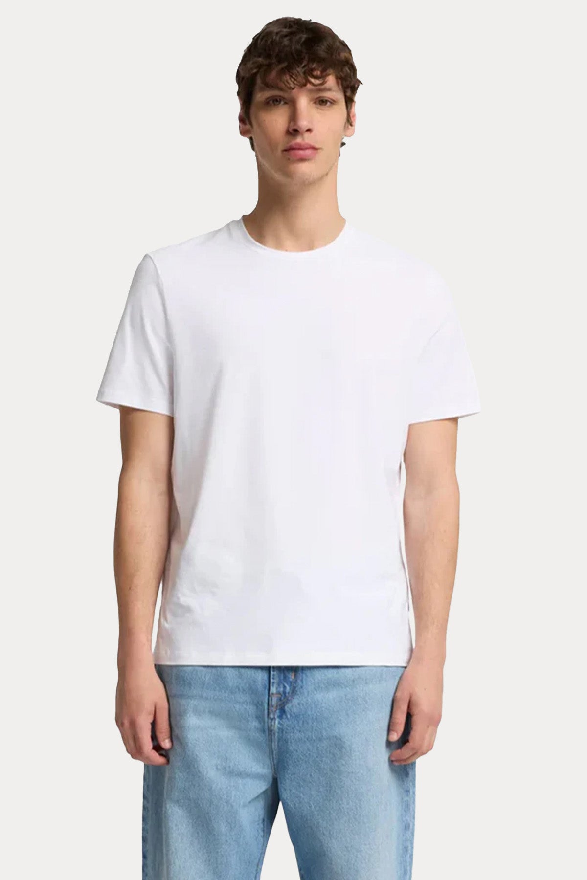 7 For All Mankind Regular Fit 3'lü Paket Streç T-shirt Set