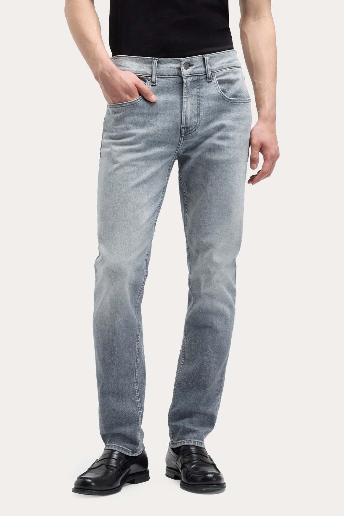 7 For All Mankind Slimmy Tapered Modern Slim Fit Jeans-Jeans-Libas