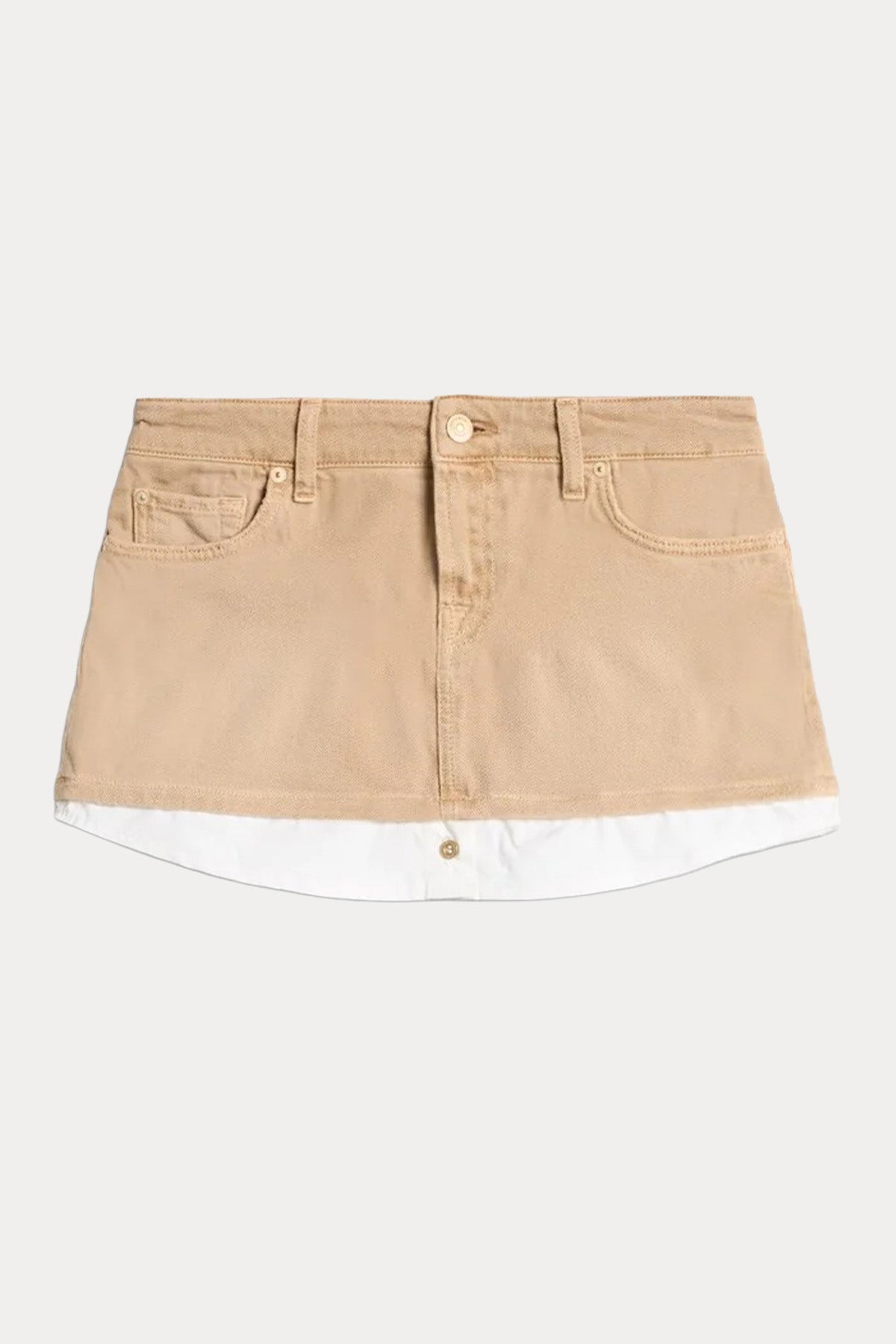 7 For All Mankind Denim Mini Etek