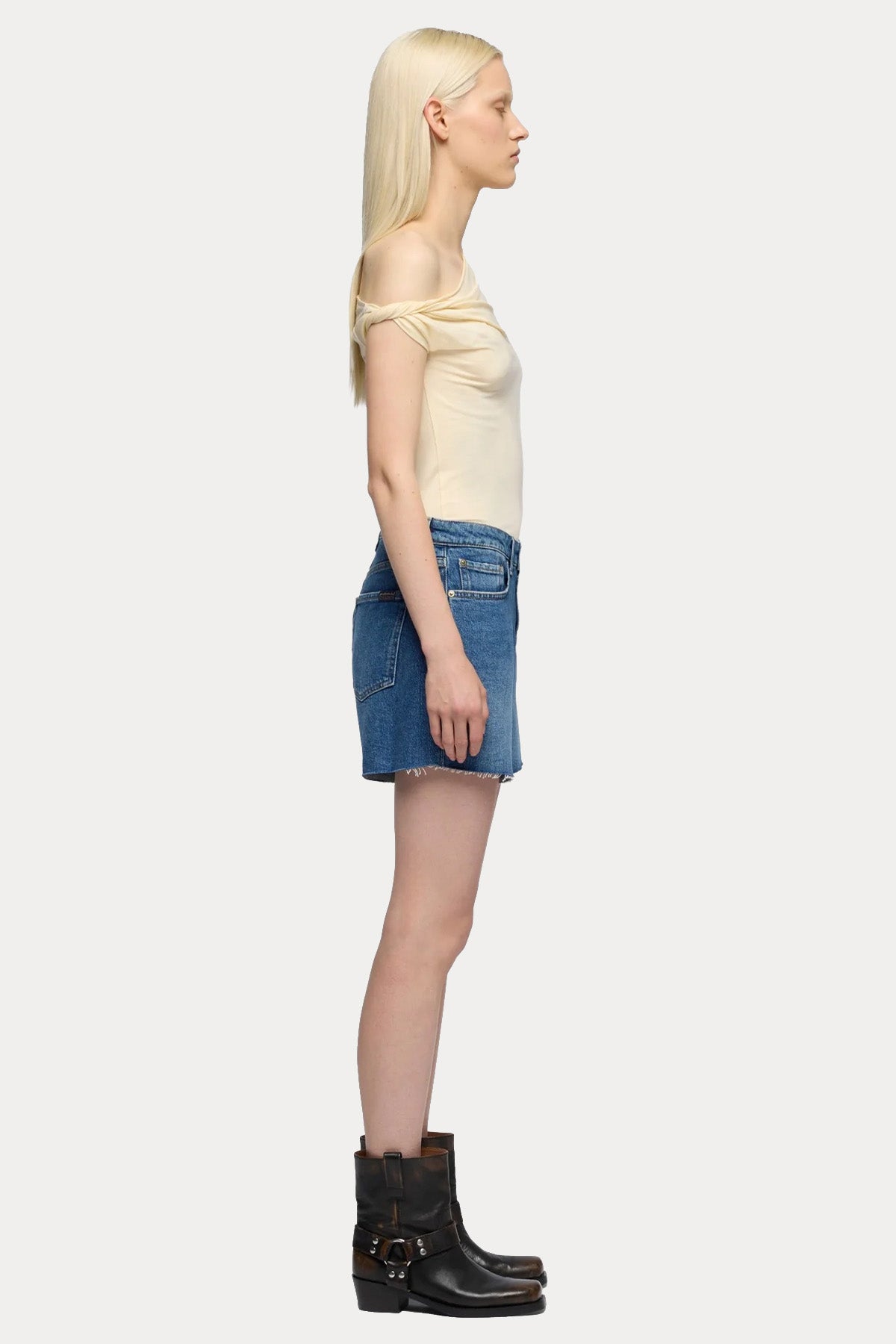 7 For All Mankind Regular Fit Denim Şort-Şort-Libas