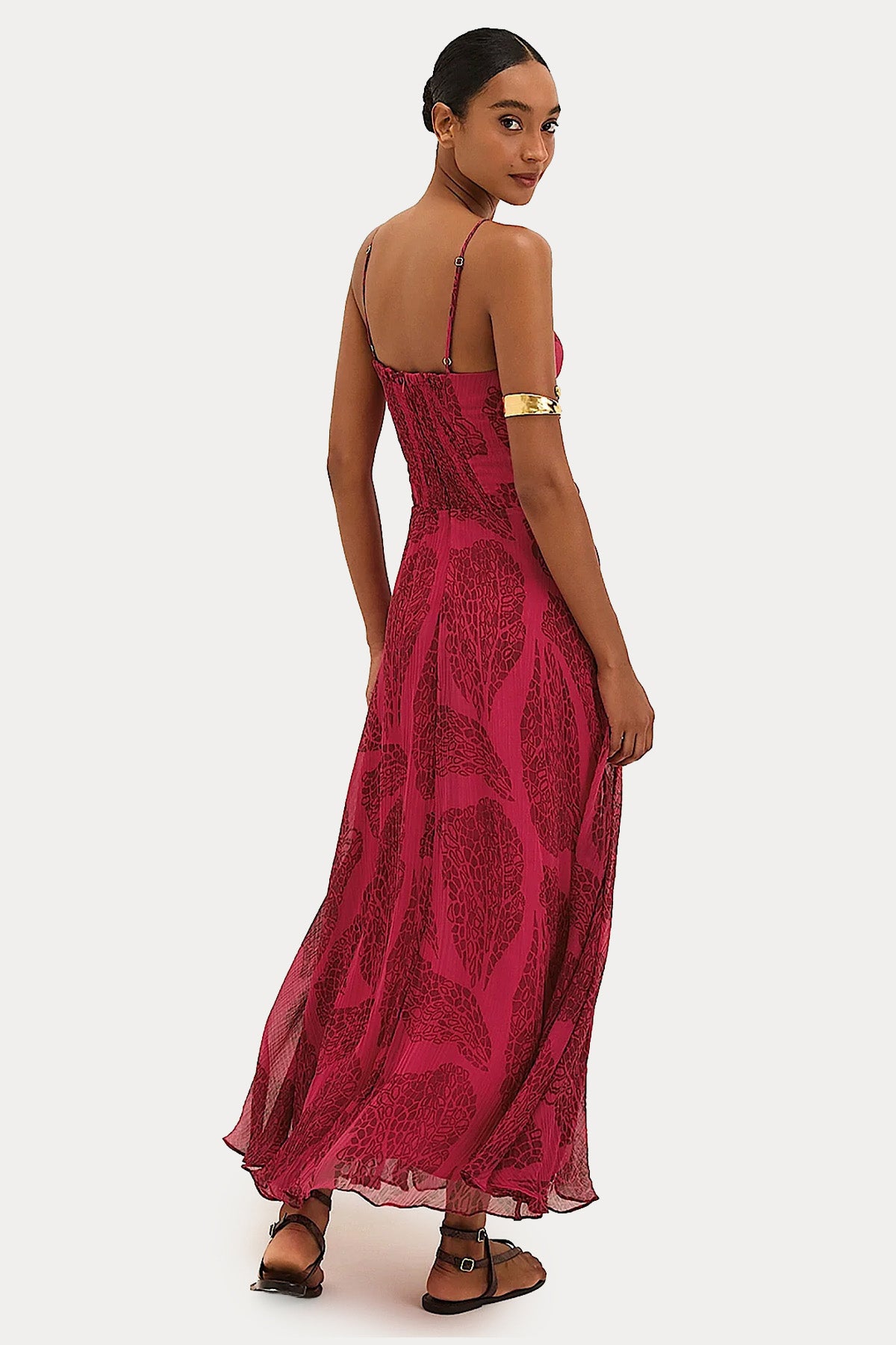 Vix Eira Askılı Maxi İpek Elbise