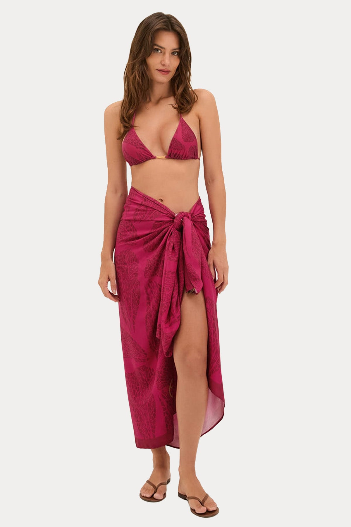 Vix Roseate Belden Bağlamalı Pareo