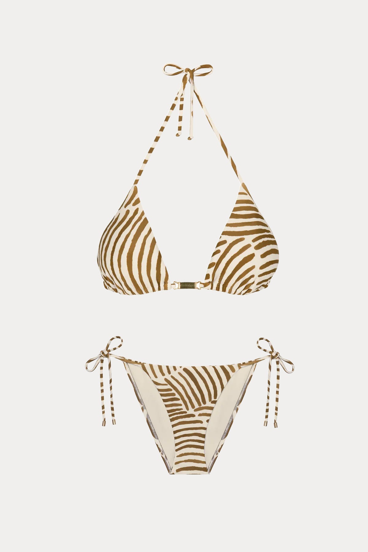 Vix Pam Tri Boyundan Bağlamalı Streç Bikini