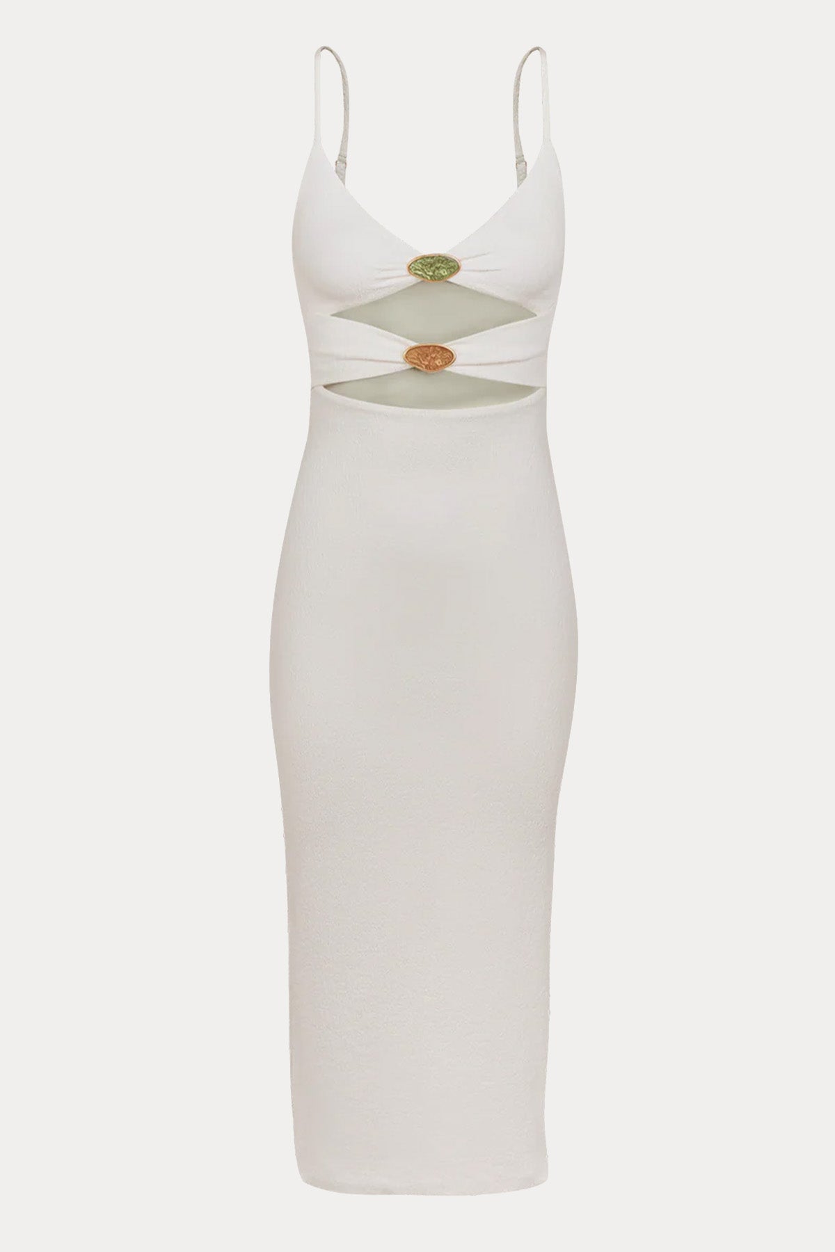 Vix Petra Slim Fit Streç Midi Elbise