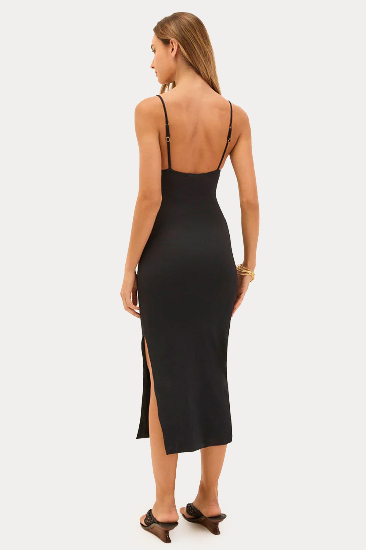 Vix Petra Slim Fit Streç Midi Elbise
