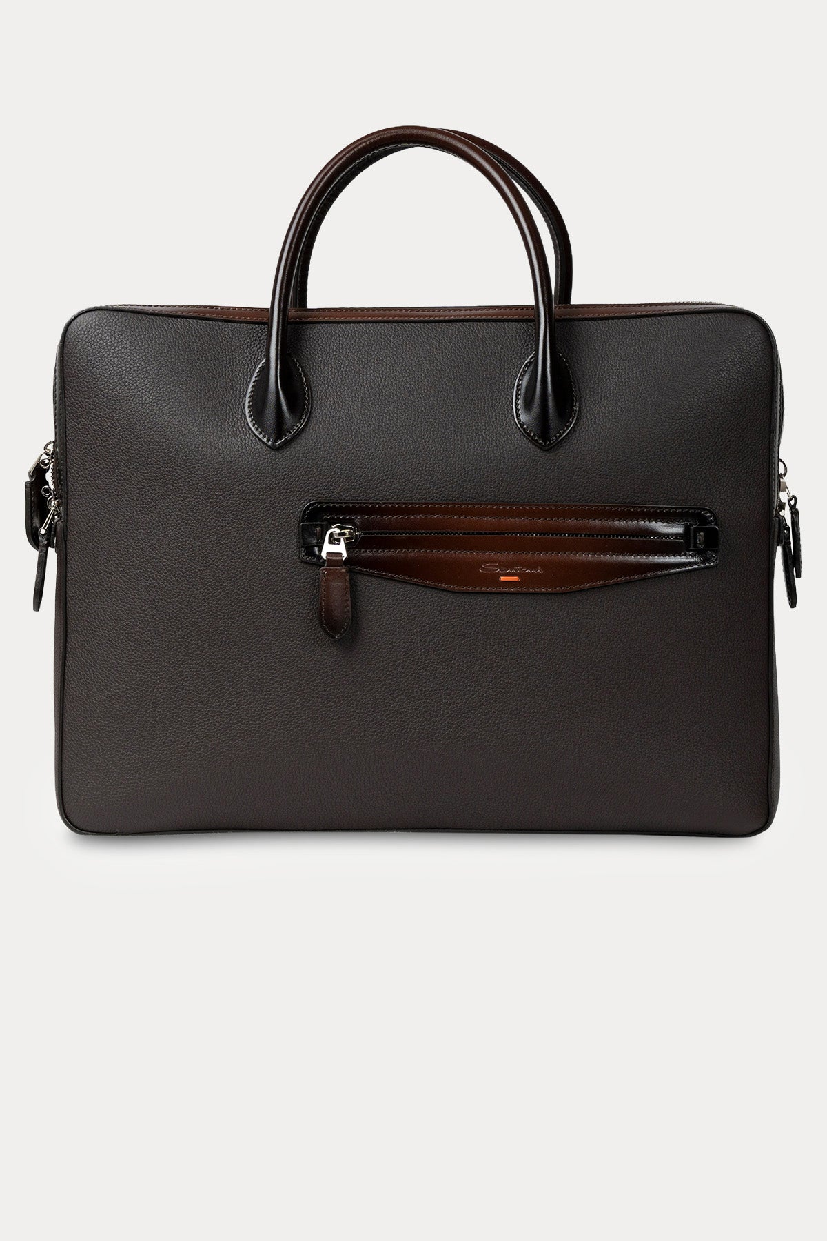 Santoni Deri Evrak Çantası