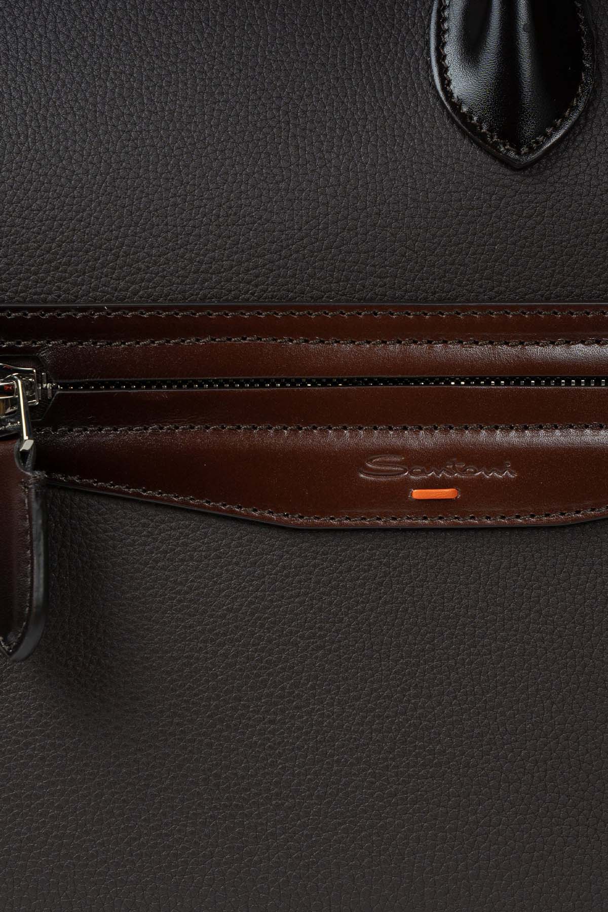 Santoni Deri Evrak Çantası