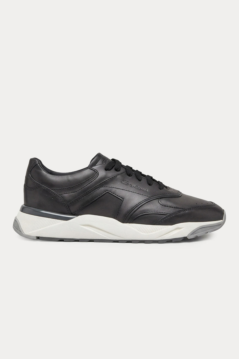 Santoni Deri Sneaker Ayakkabı-Ayakkabı-Libas