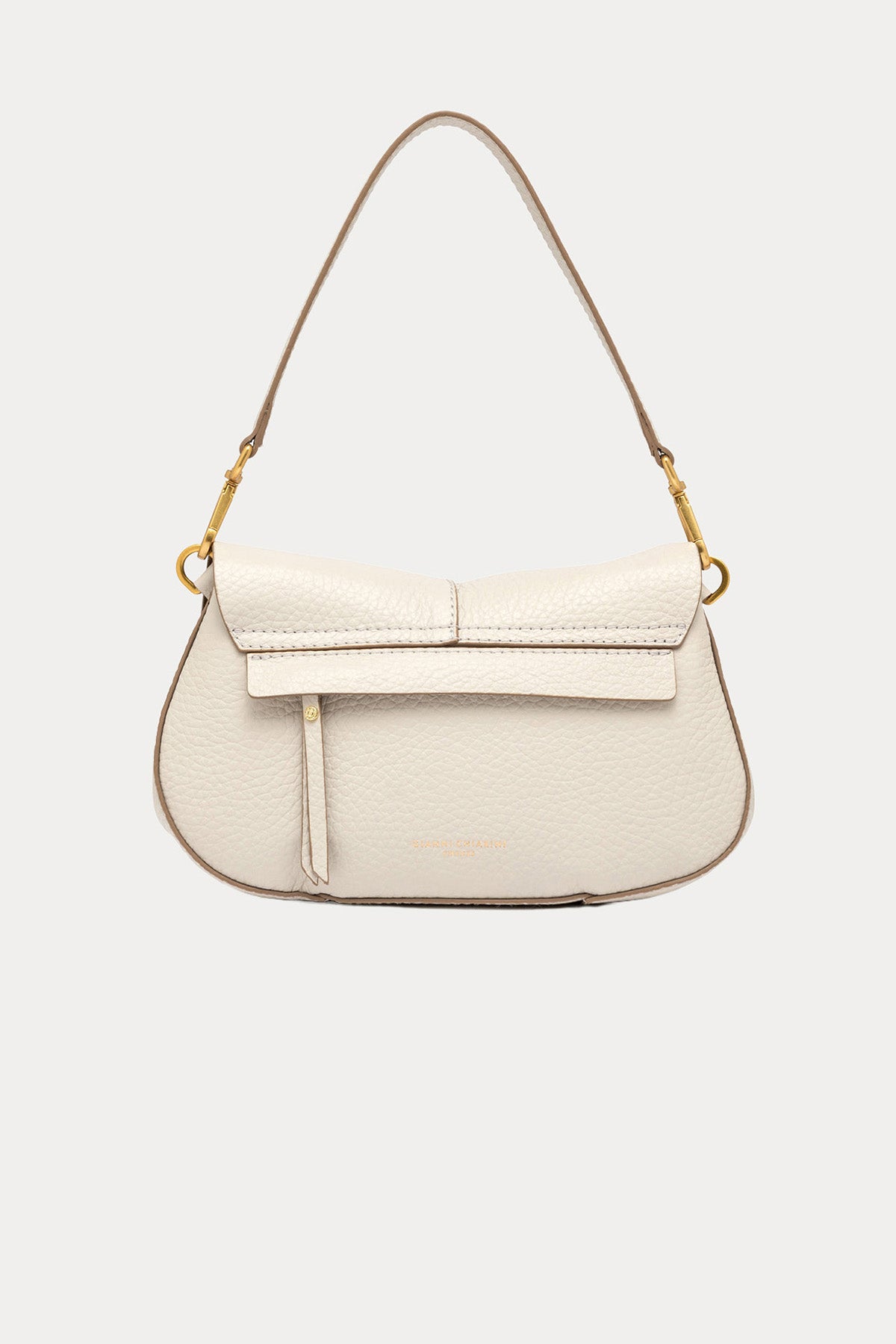 Gianni Chiarini Helena Round Geniş Askılı Deri Omuz Çantası