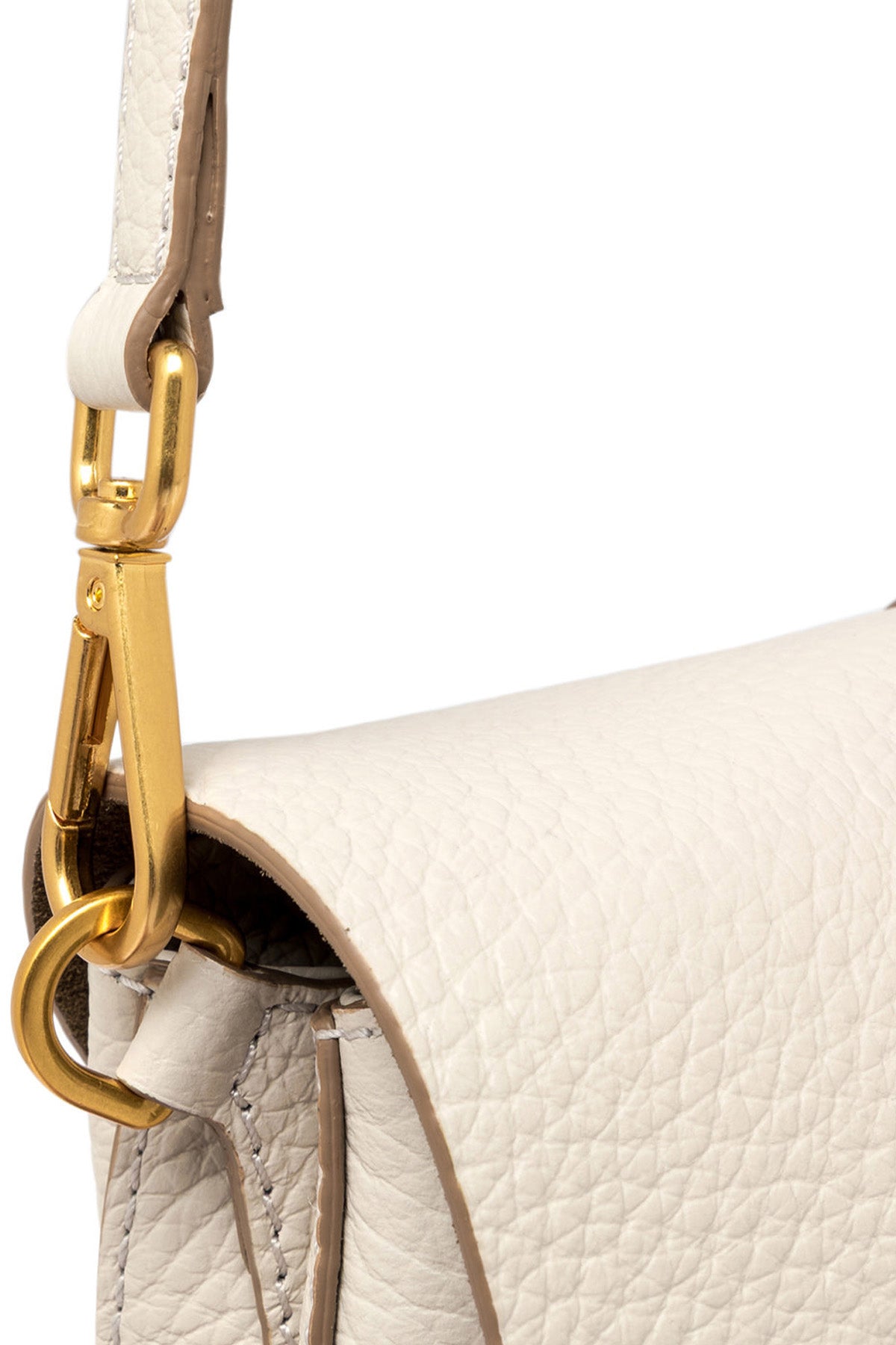 Gianni Chiarini Helena Round Geniş Askılı Deri Omuz Çantası