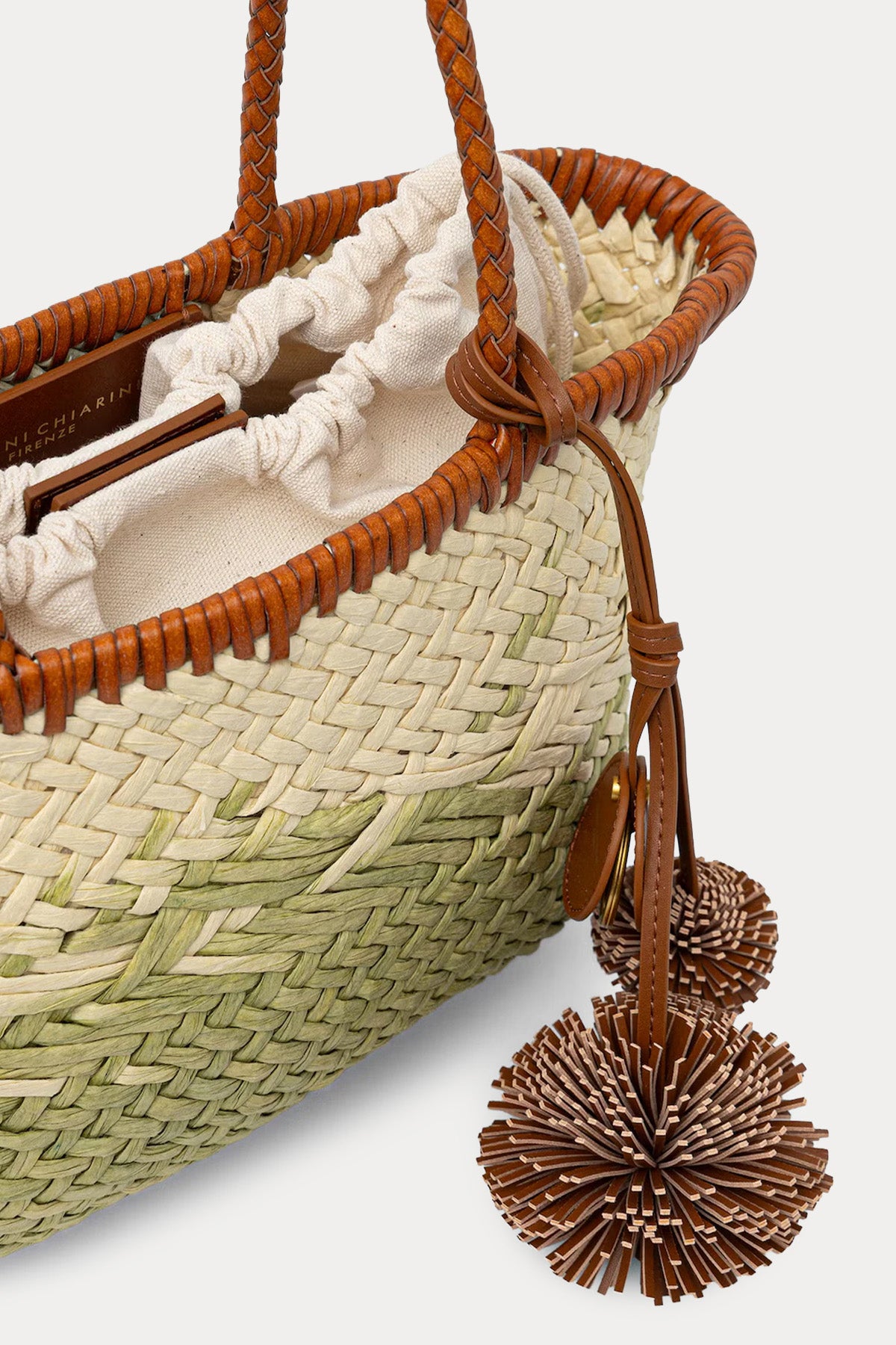 Gianni Chiarini Paloma Hasır Örgü Shopping Bag Çanta-Çanta-Libas