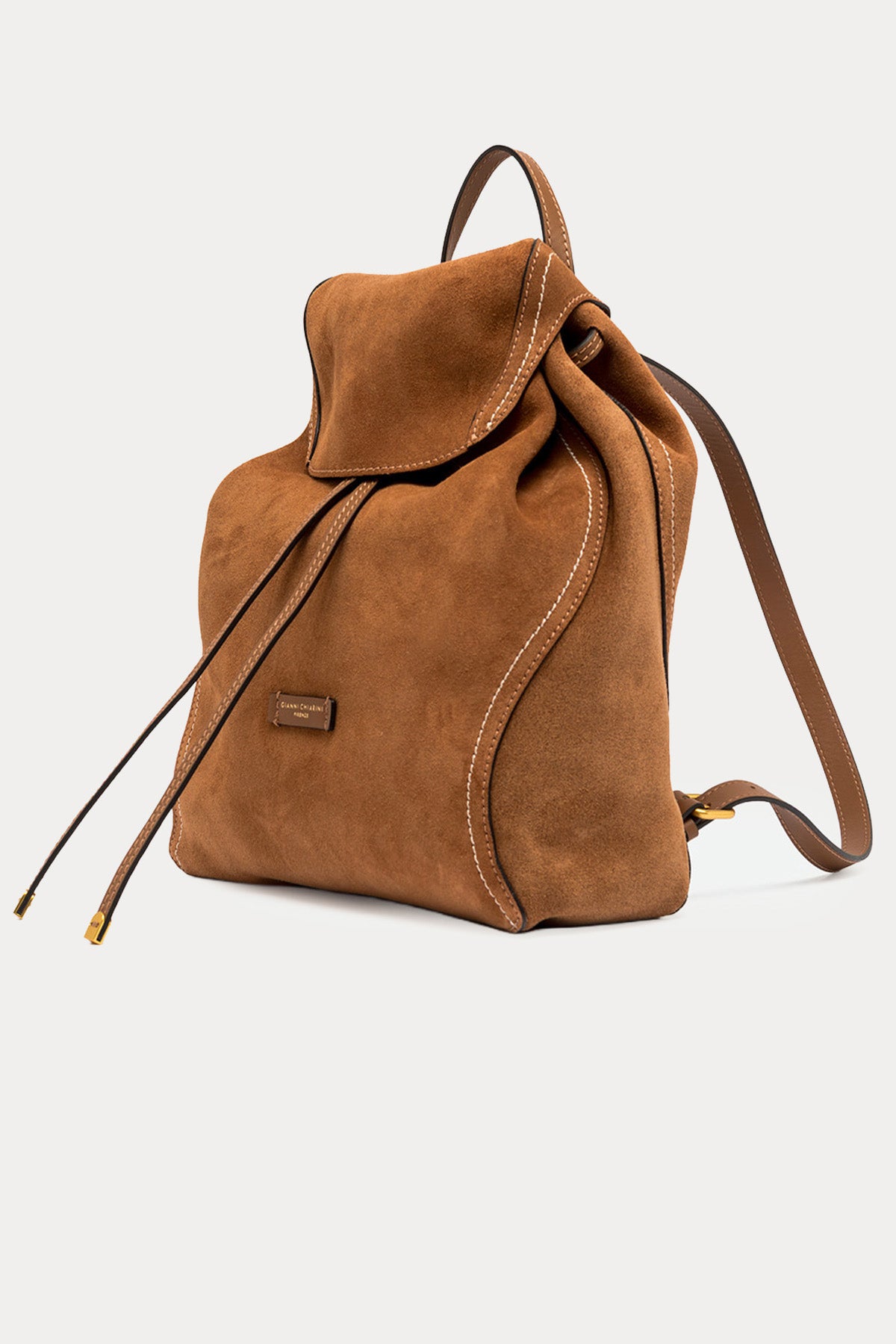 Gianni Chiarini Violette Süet Sırt Çantası-Çanta-Libas