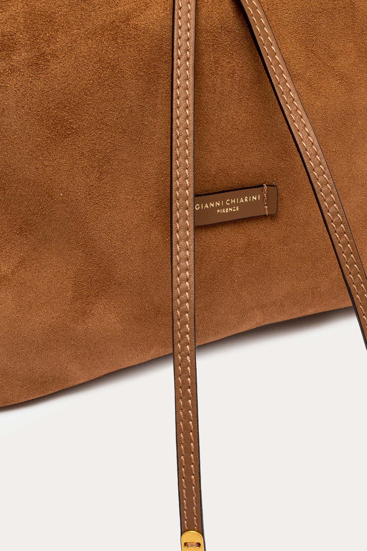 Gianni Chiarini Violette Süet Sırt Çantası-Çanta-Libas