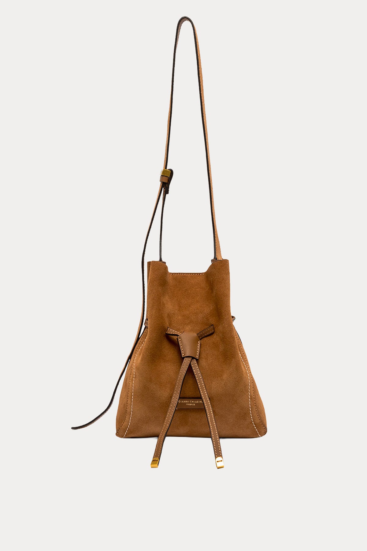 Gianni Chiarini Sienna Süet Omuz Çantası-Çanta-Libas