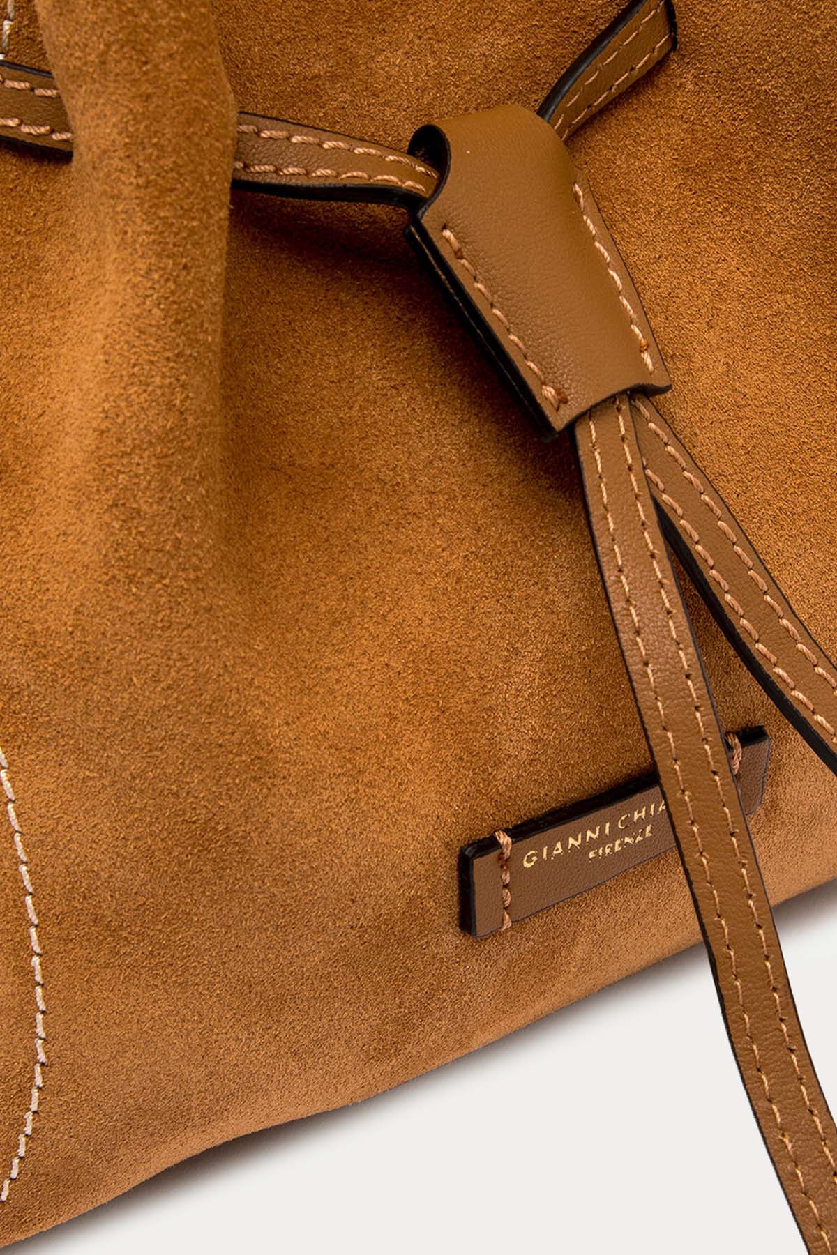 Gianni Chiarini Sienna Süet Omuz Çantası-Çanta-Libas