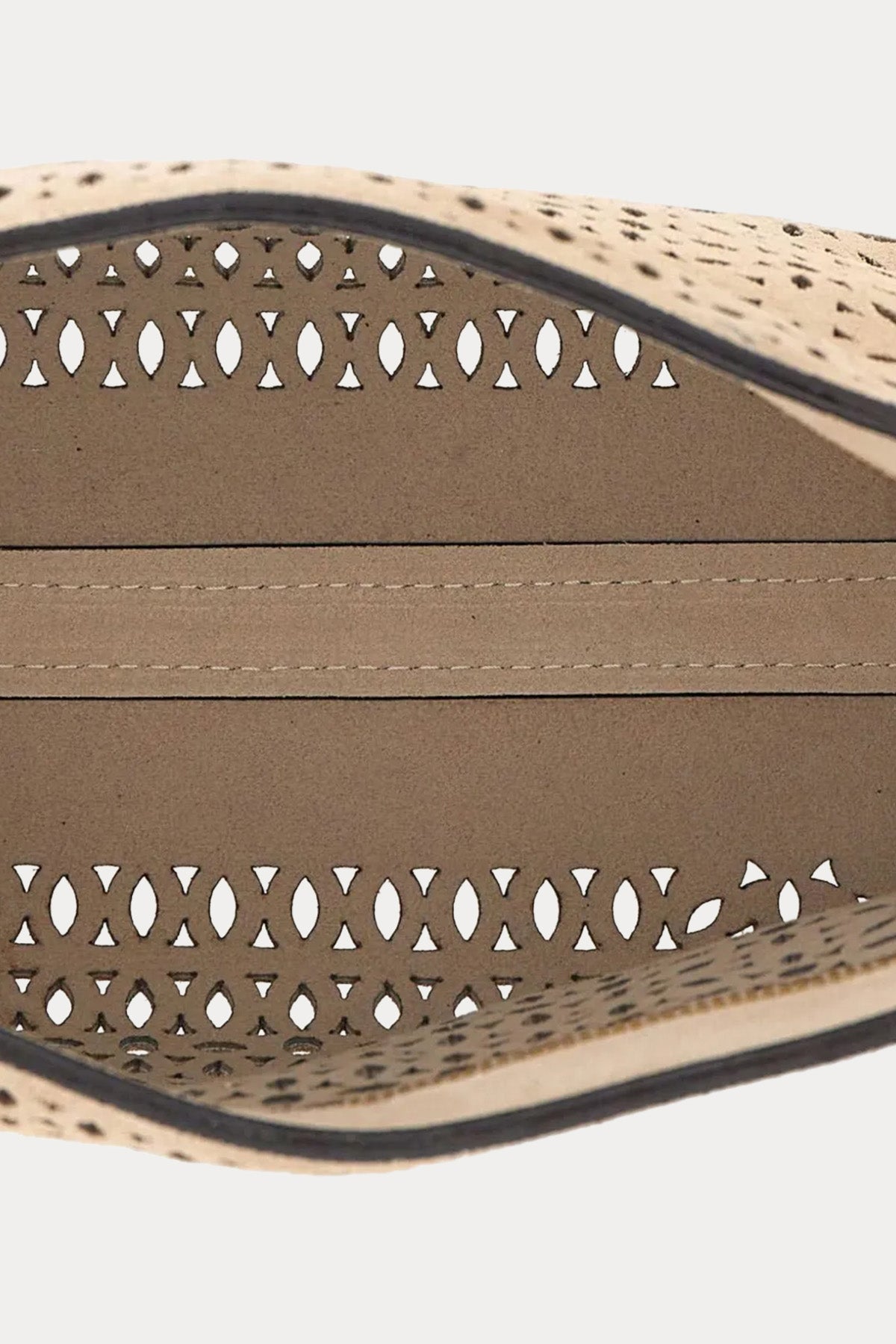 Gianni Chiarini Mashup Süet Lazer Kesim Delikli Shopping Bag Çanta-Çanta-Libas
