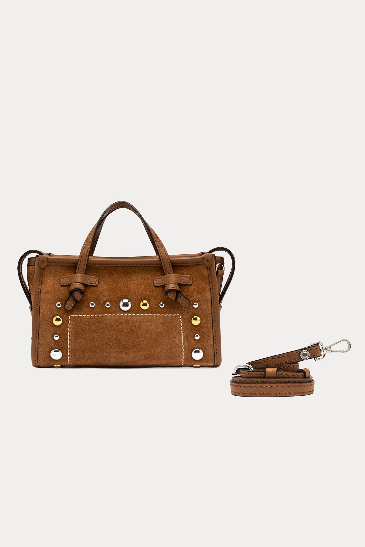 Gianni Chiarini Marcella Joy Troklu Süet Çanta-Çanta-Libas