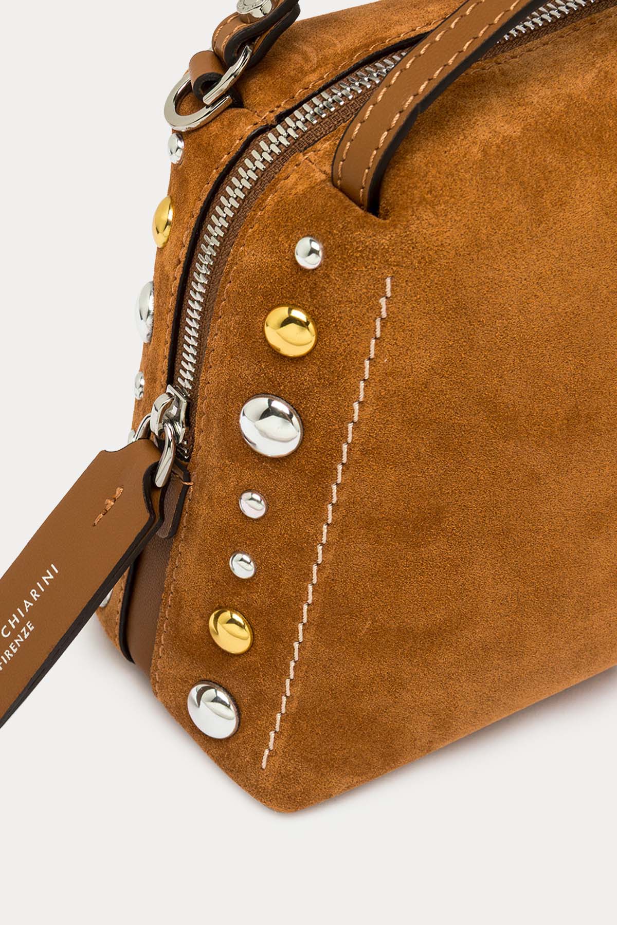 Gianni Chiarini Alifa Troklu Süet Çanta-Çanta-Libas