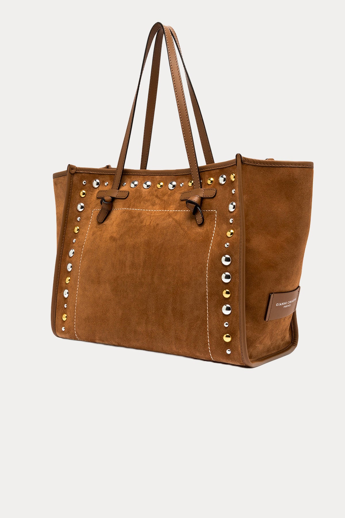 Gianni Chiarini Marcella Troklu Süet Omuz Çantası-Çanta-Libas