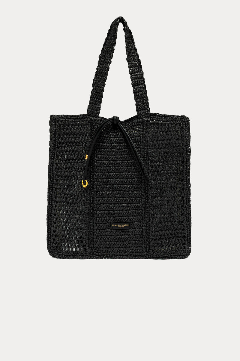 Gianni Chiarini Nefeli Hasır Örgü Omuz Çantası-Çanta-Libas