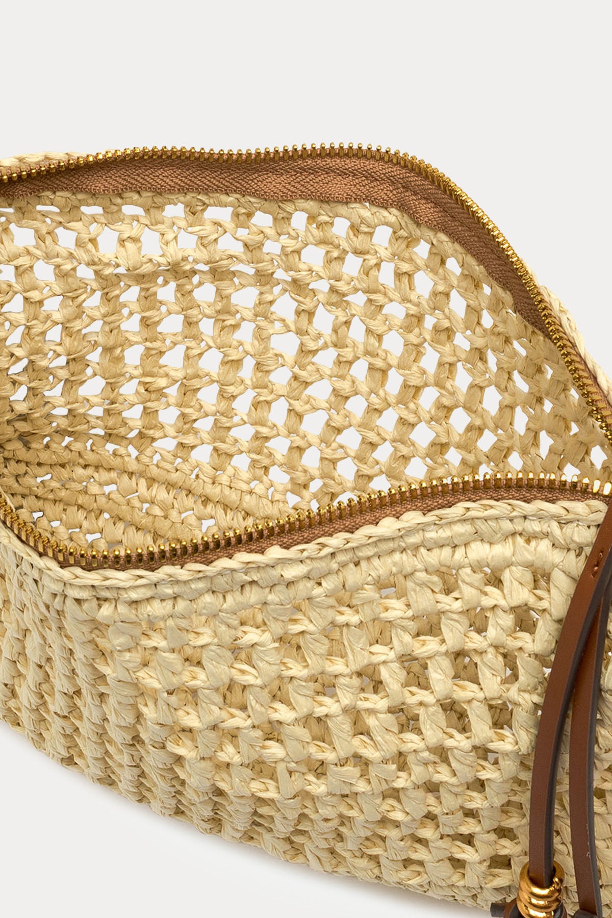 Gianni Chiarini Nefeli Hasır Örgü Clutch Çanta-Çanta-Libas