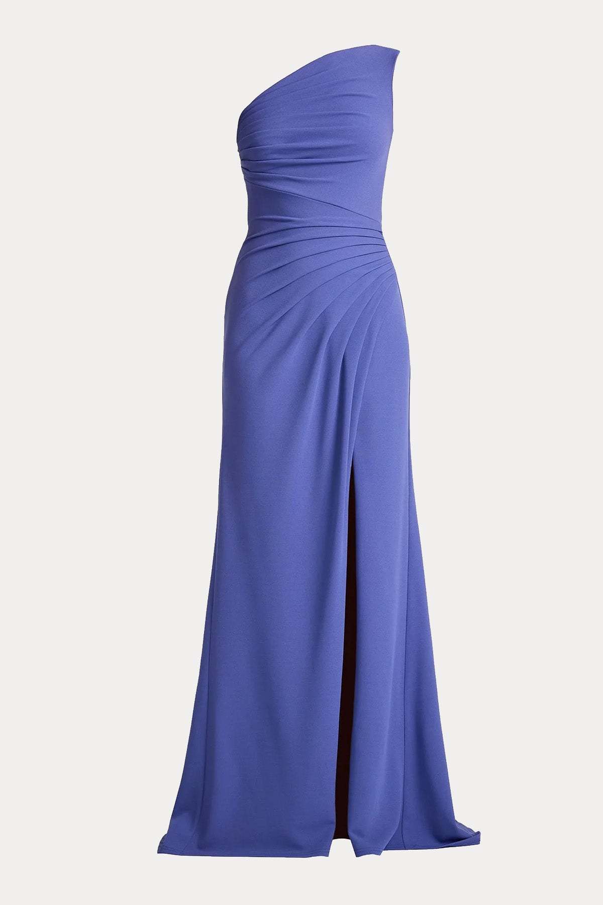 Tadashi Shoji Slim Fit Tek Omuz Maxi Abiye Elbise