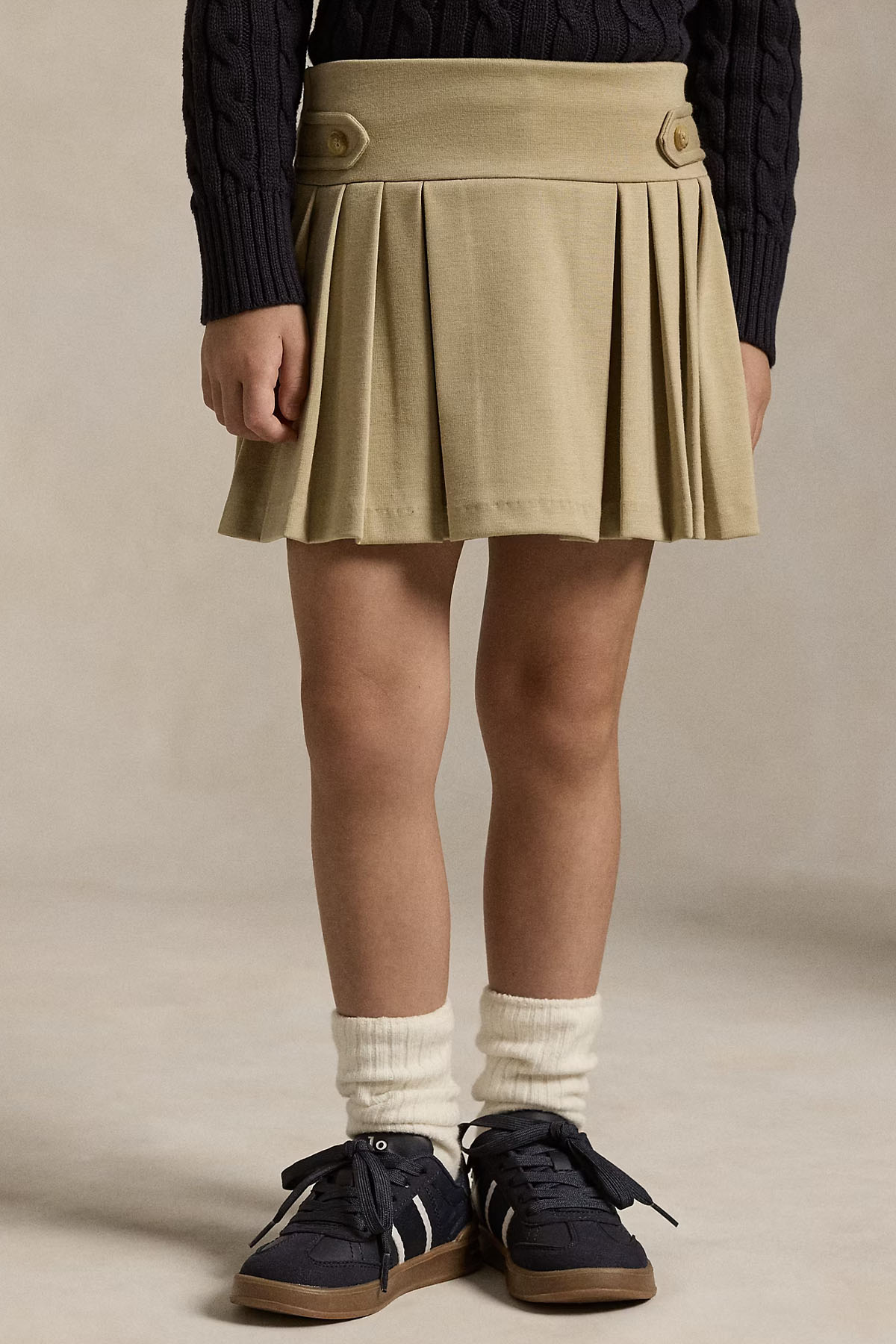 Polo Ralph Lauren Kids 4-6 Yaş Kız Çocuk Pileli Mini Etek