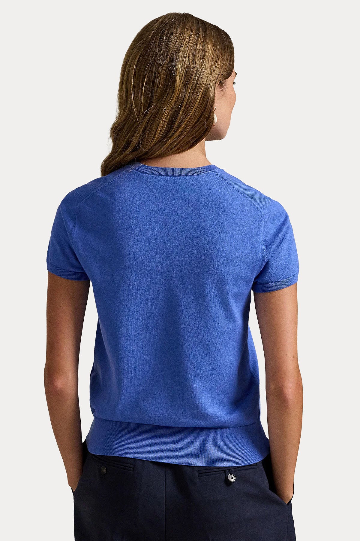 Polo Ralph Lauren Yuvarlak Yaka İnce Örgü Triko