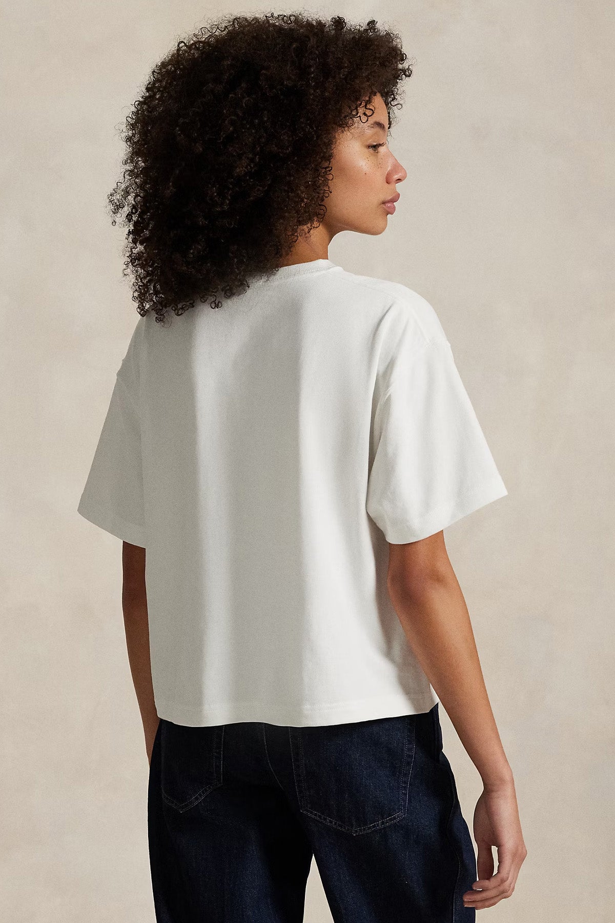 Polo Ralph Lauren Relaxed Crop Fit Pony Logolu T-shirt