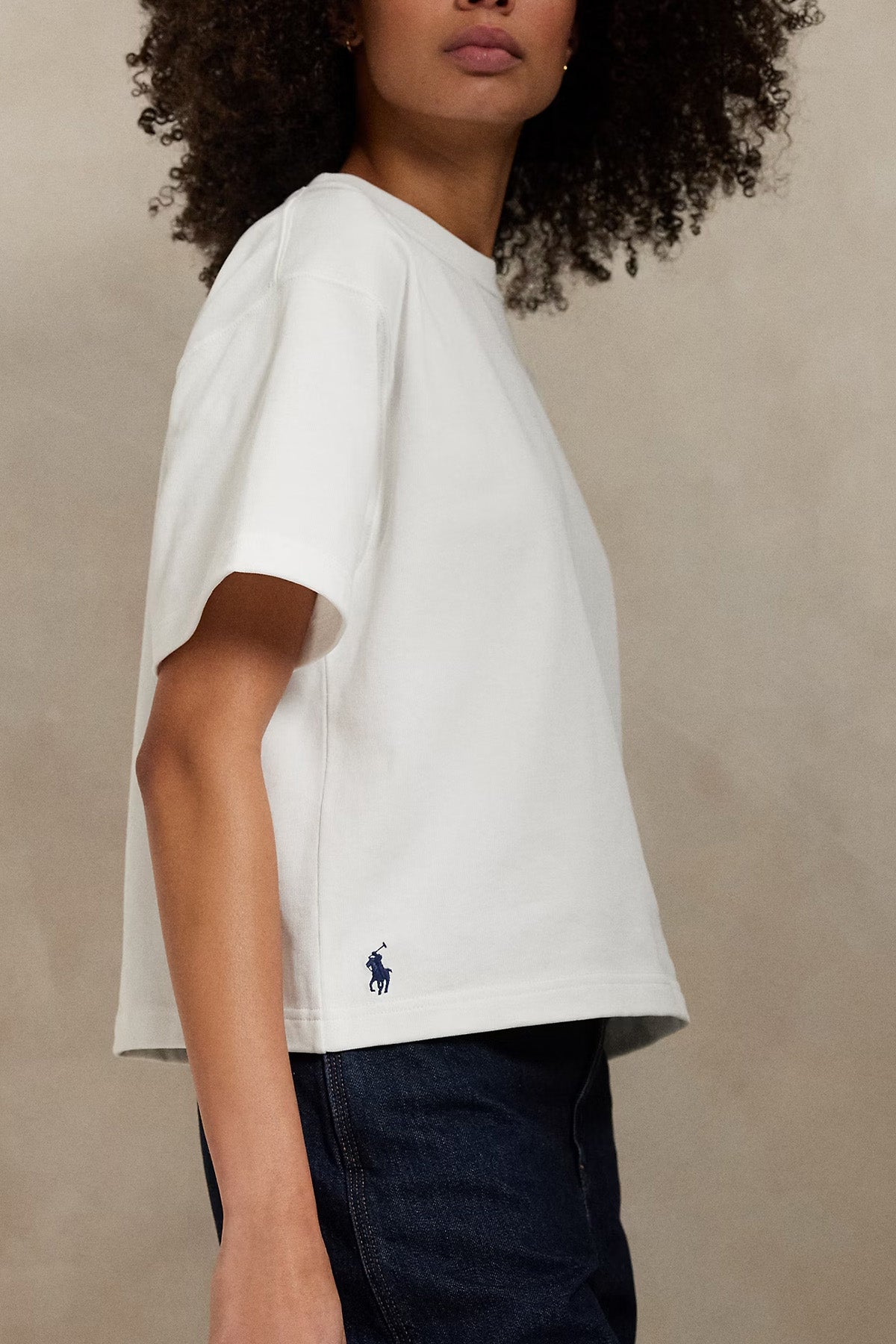 Polo Ralph Lauren Relaxed Crop Fit Pony Logolu T-shirt