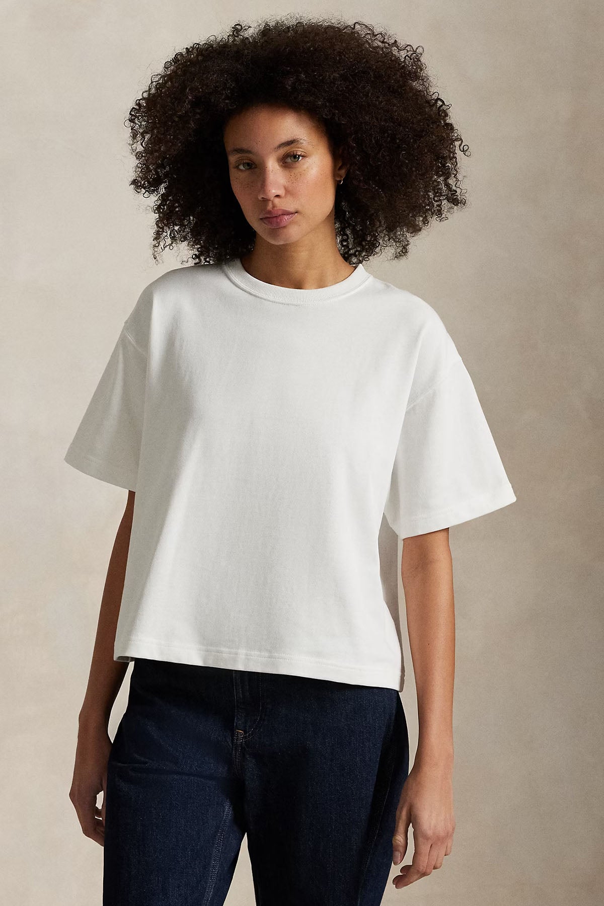 Polo Ralph Lauren Relaxed Crop Fit Pony Logolu T-shirt