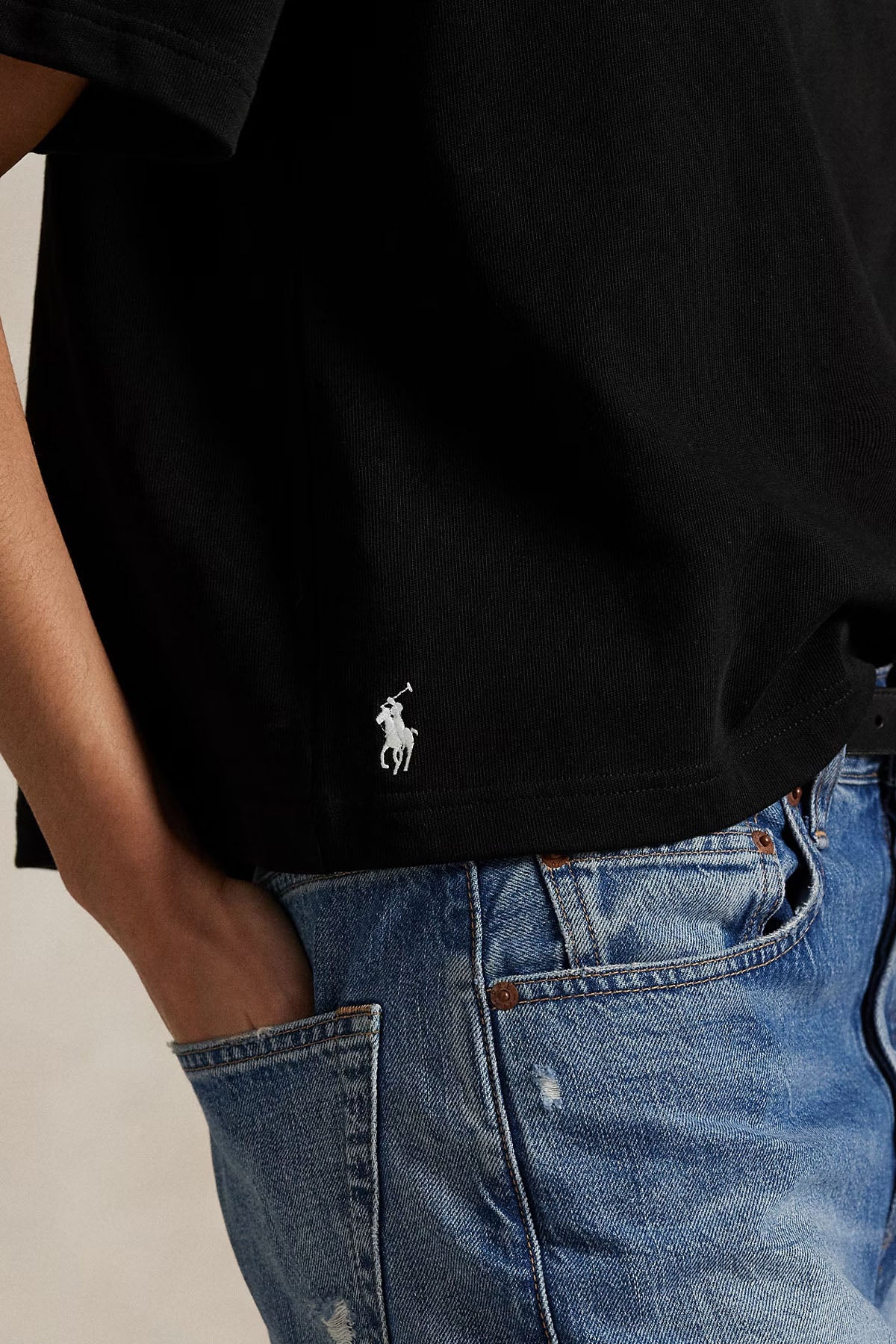 Polo Ralph Lauren Relaxed Crop Fit Pony Logolu T-shirt