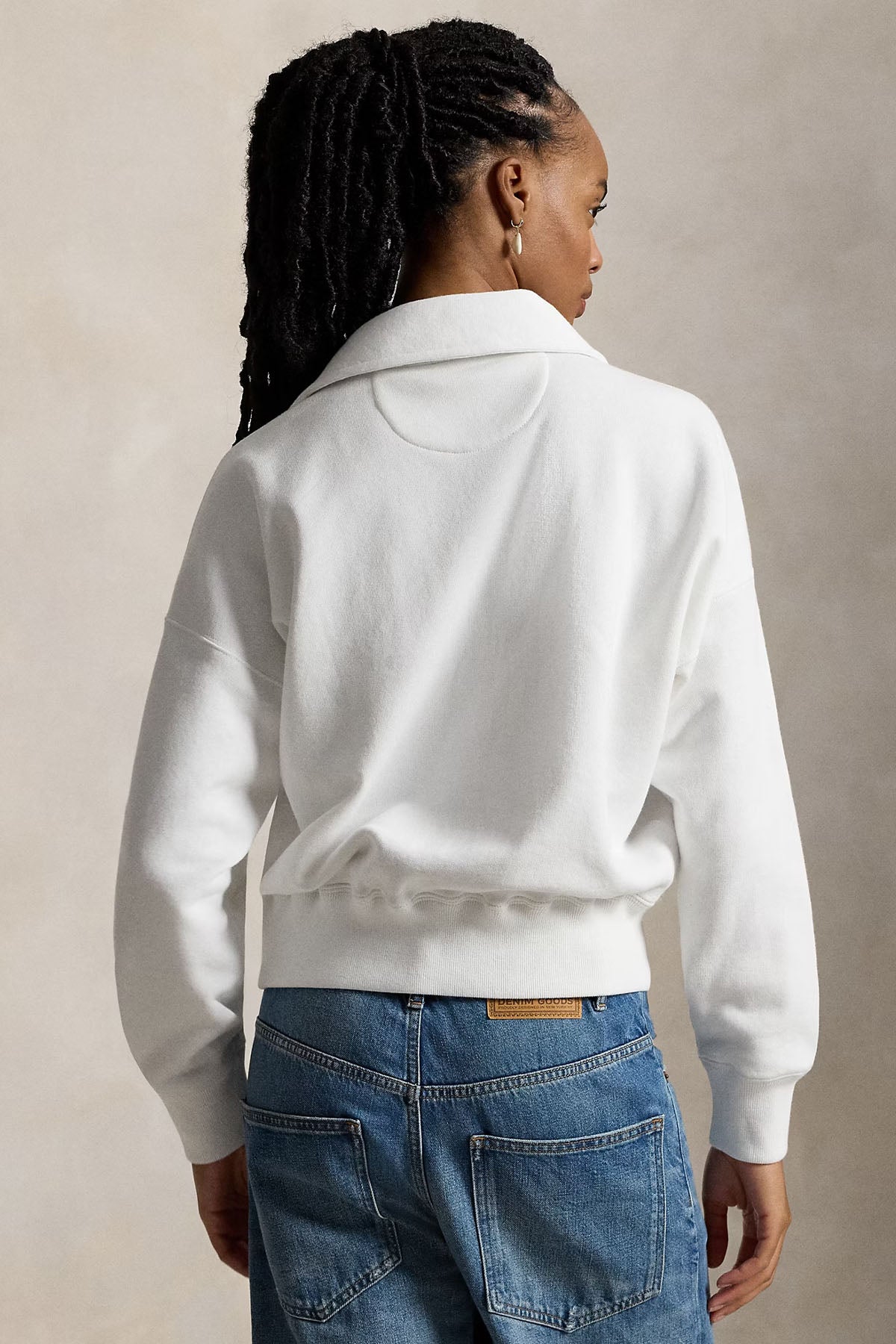Polo Ralph Lauren Relaxed Fit Polo Yaka Yarım Fermuarlı Sweatshirt