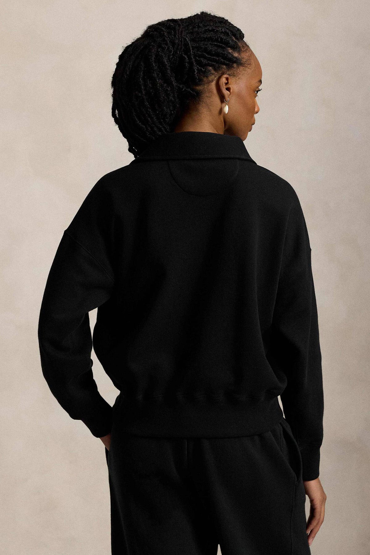 Polo Ralph Lauren Relaxed Fit Polo Yaka Yarım Fermuarlı Sweatshirt